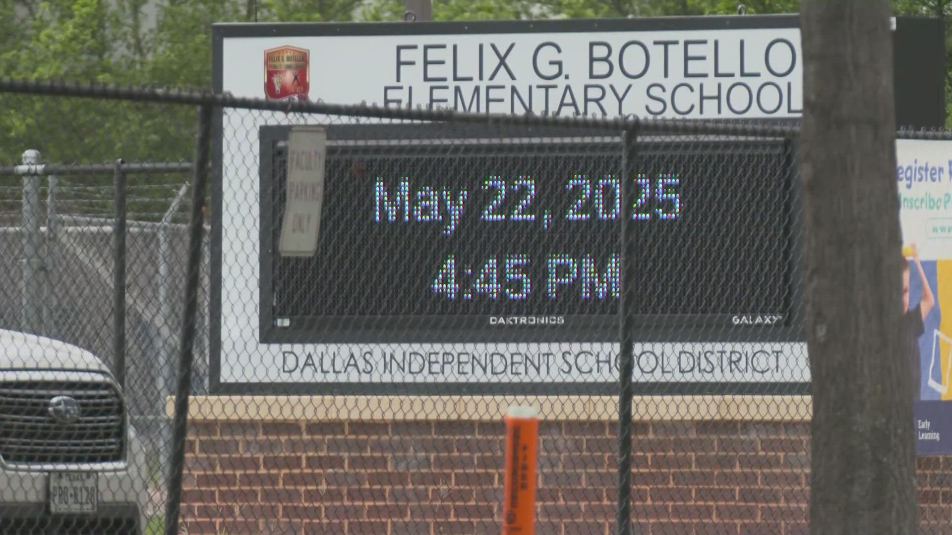 Three children and an adult were hit by a car near an Oak Cliff elementary school. Dallas police said one child died; others were hospitalized.