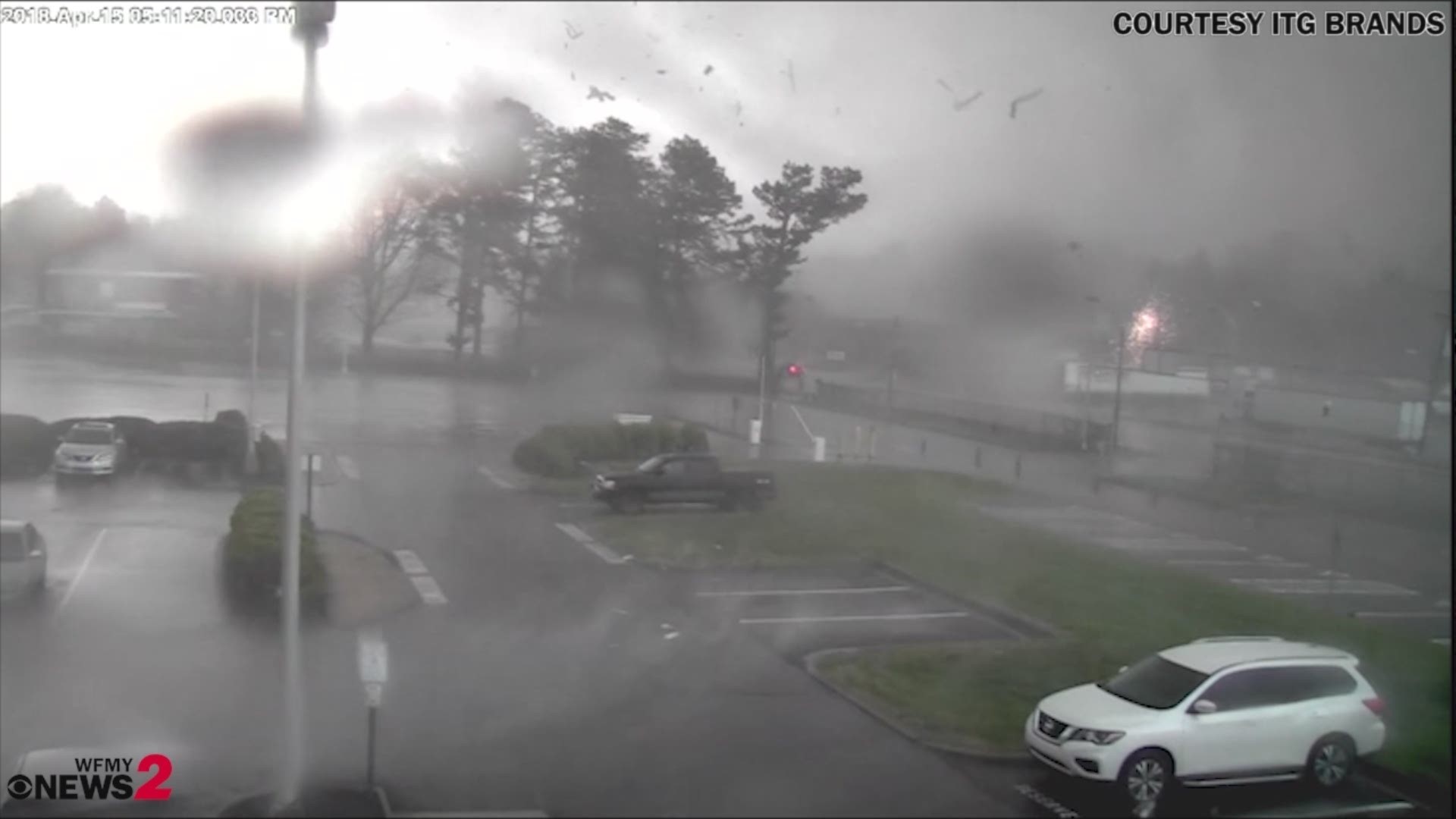 VIDEO ' Transformer Explodes Near Greensboro Plant During Tornado