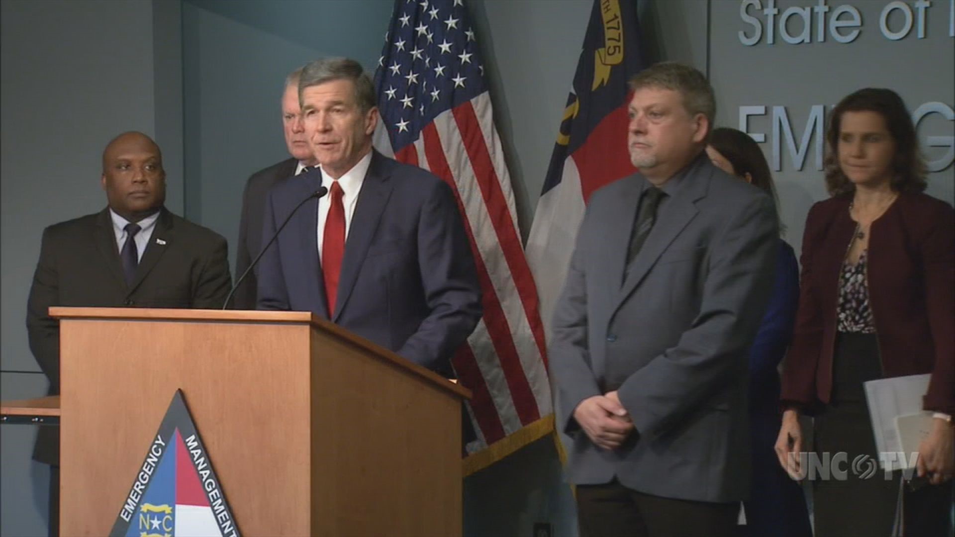 North Carolina Governor Roy Cooper and state health officials say someone from Wake County contracted coronavirus while traveling to Washington State.