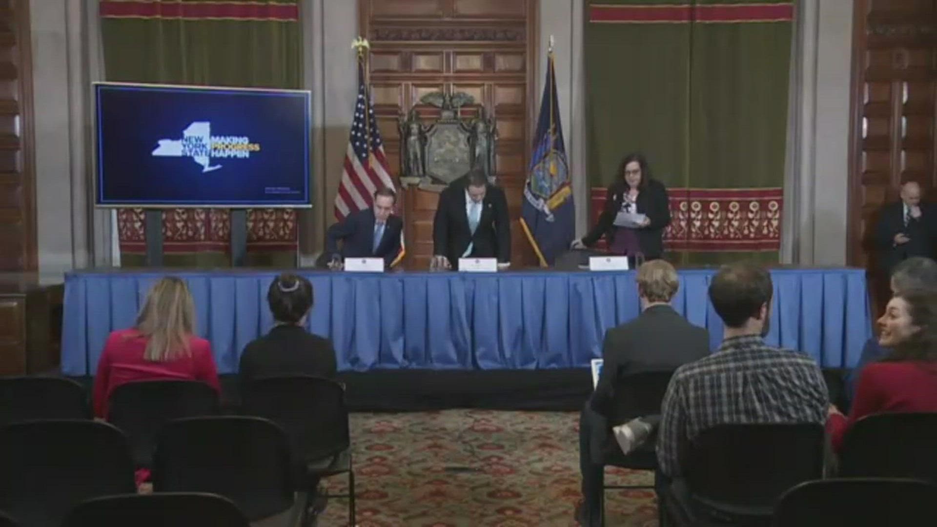 Gov. Cuomo announces 44 confirmed cases of coronavirus in NYS.  At this time, there are no confirmed cases in WNY