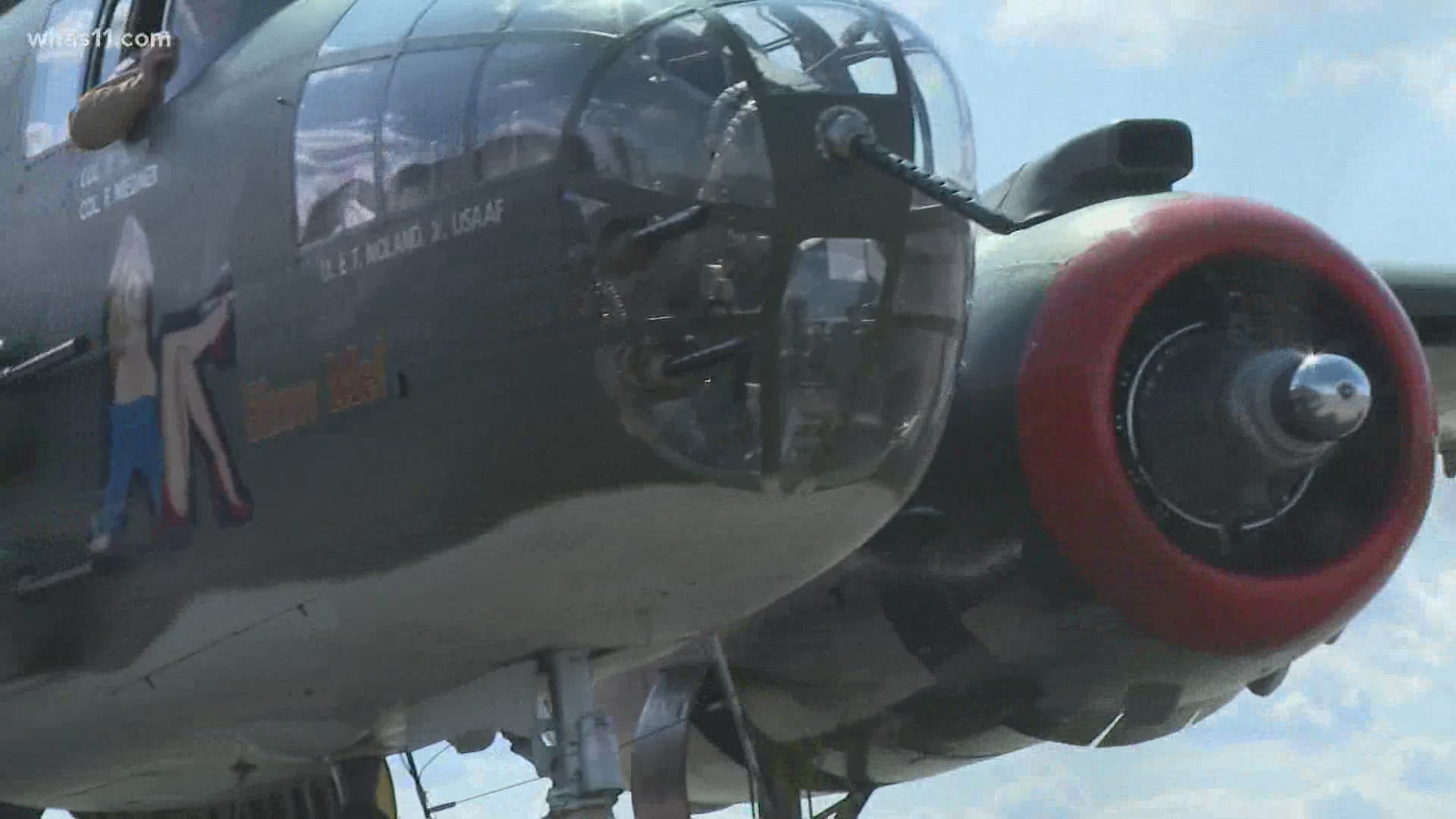Ten WWII veterans got to experience the flight courtesy of Honor Flight Bluegrass.