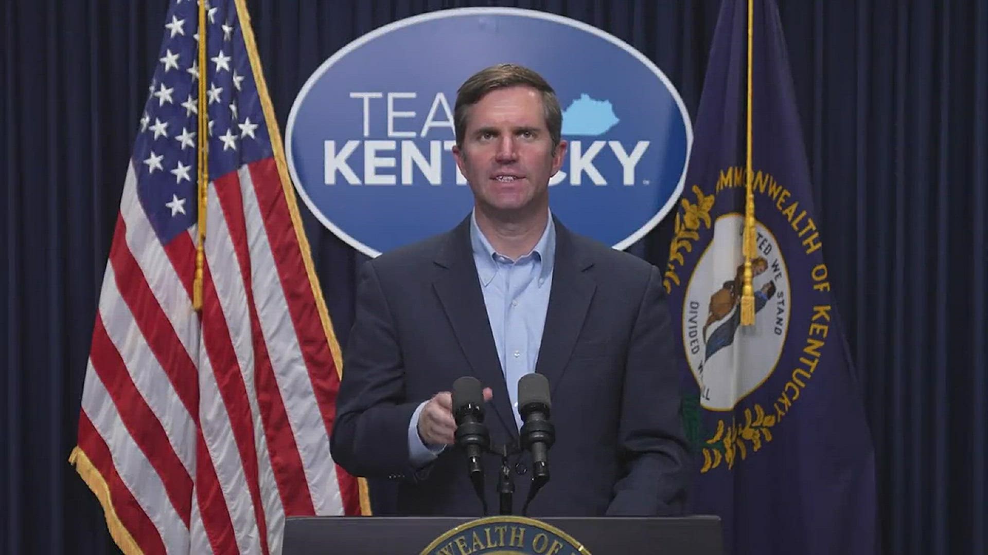 Kentucky reported nearly 7,000 new cases and a positivity rate of 21.74% on Tuesday.