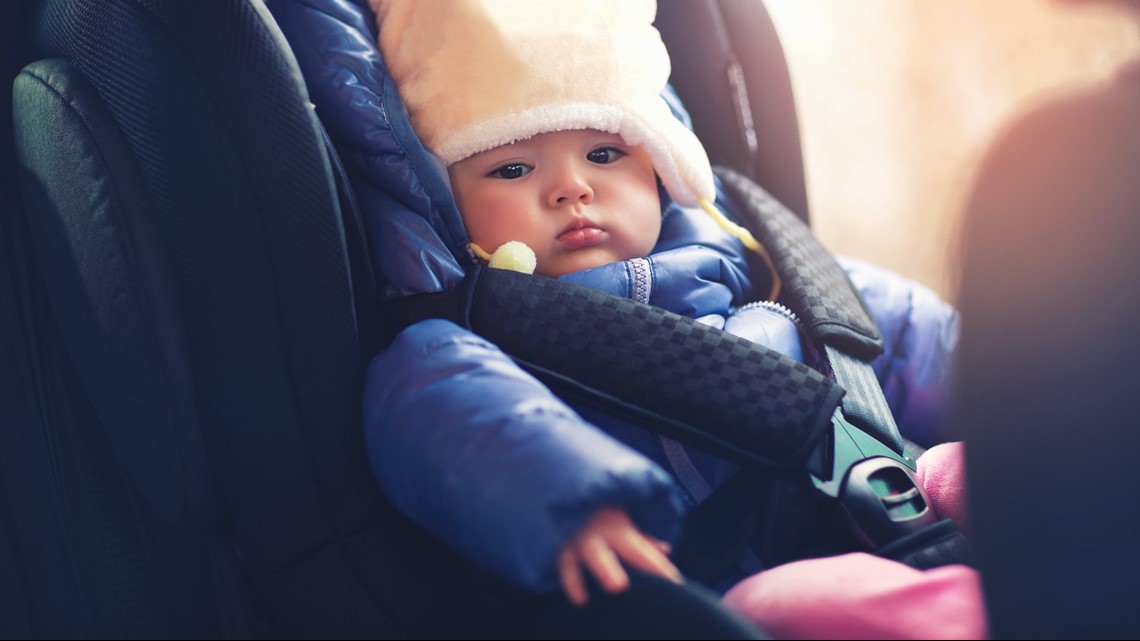 Is it OK to wear a Puffer Jacket in a Car Seat? - Global Baby