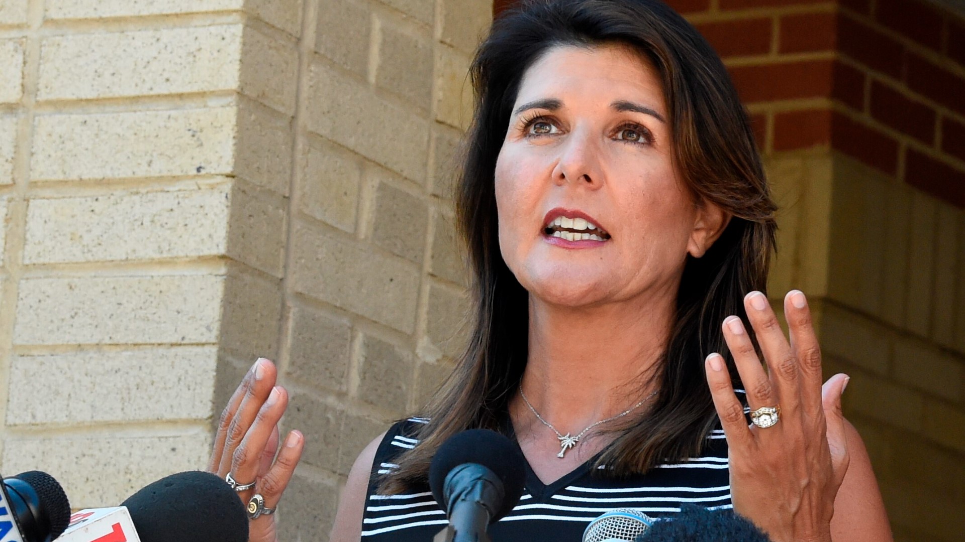 Former U.N. Ambassador and South Carolina Gov. Nikki Haley said she won't run against former President Donald Trump if he were to decide to run for the White House.