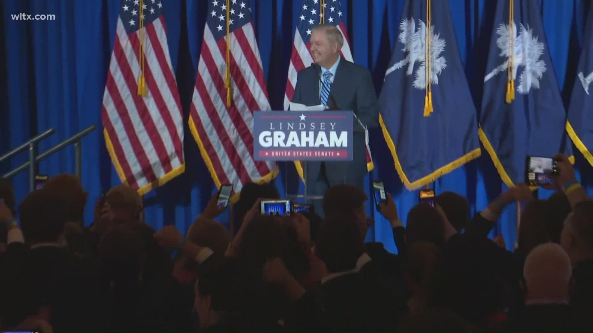 Sen. Graham wins another term beating Jamie Harrison.