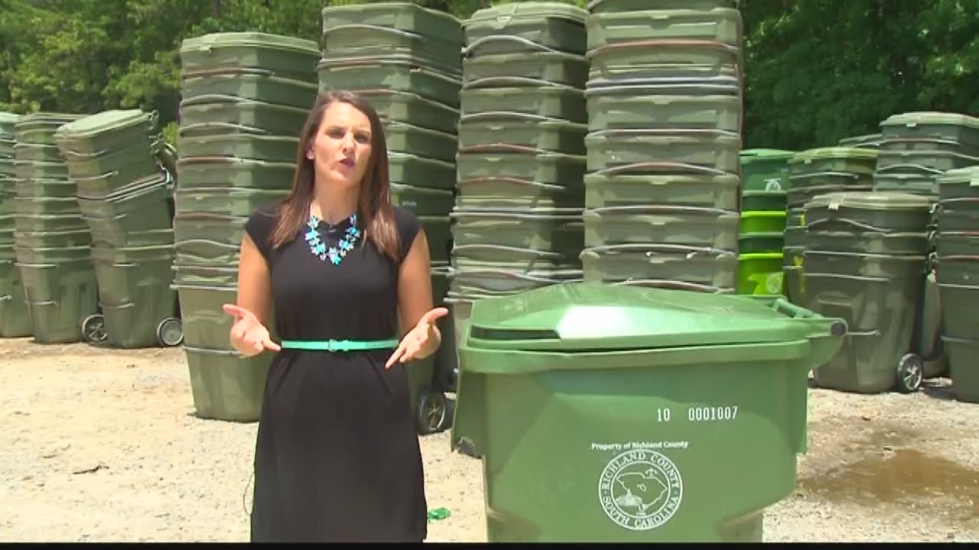 What if your trash can -- the ones provided by your town, city or county -- was tracking you? That's what one of our viewers said she feared was happening in Richland County.