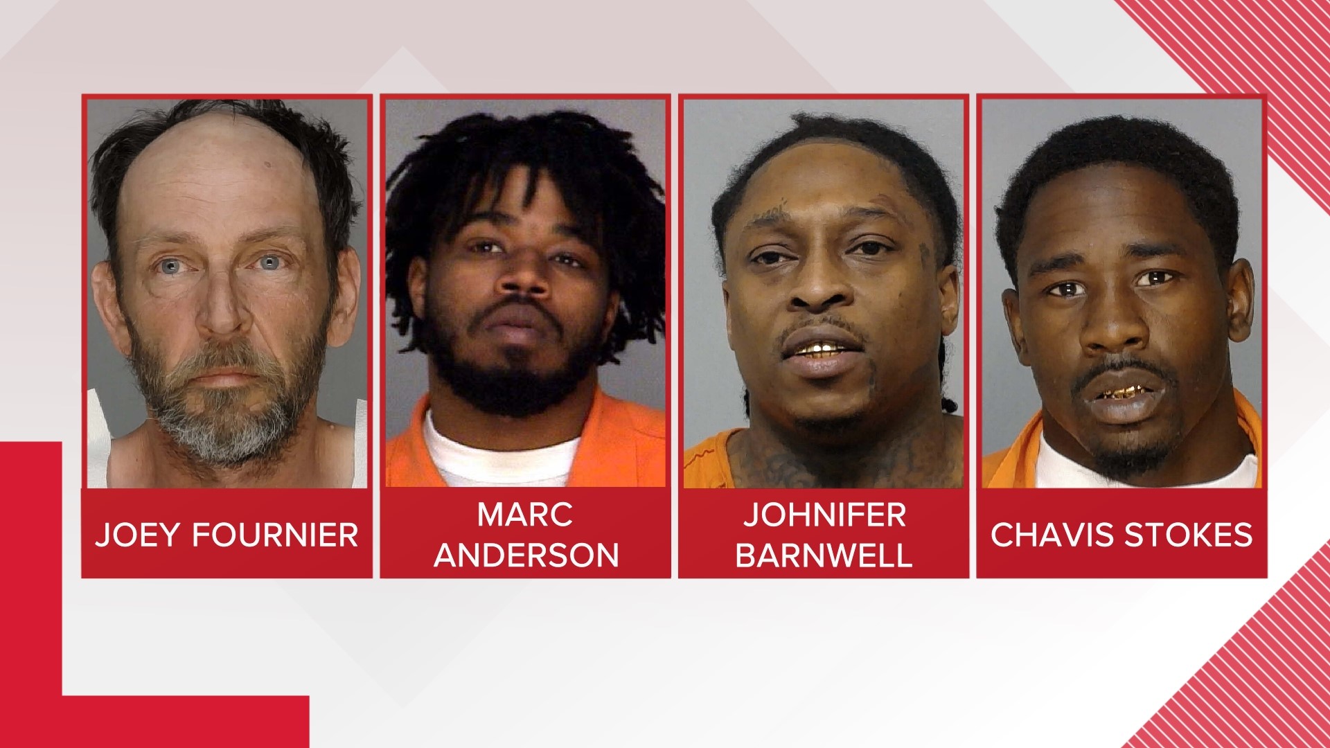 Bibb Sheriff's Office Four men escape jail in Macon, Georgia ...
