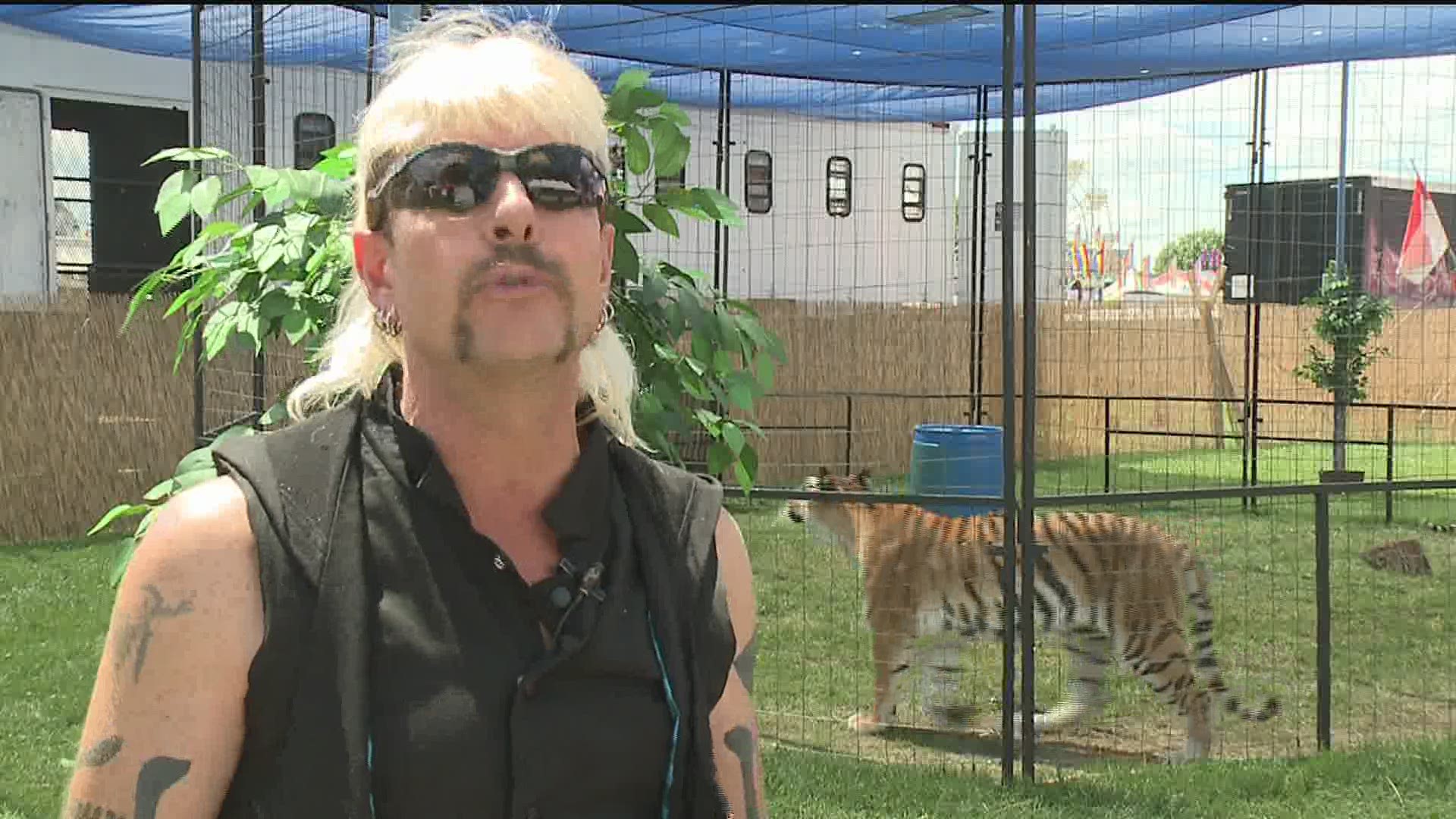 Before the popular docuseries "Tiger King" was filmed and released, "Joe Exotic" performed at the Mississippi Valley Fair in August 2013.