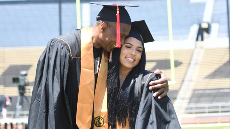 Football star Keena Turner graduates from Purdue alongside daughter