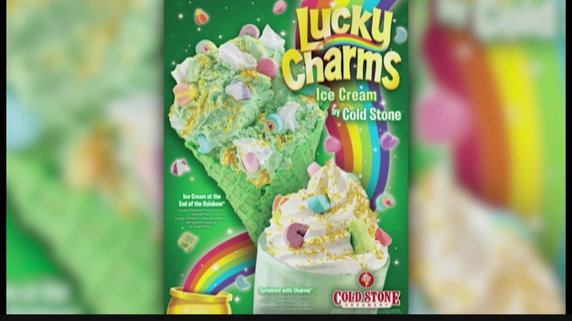 Added for St. Patrick's Day, the special flavor is available for a limited time only.