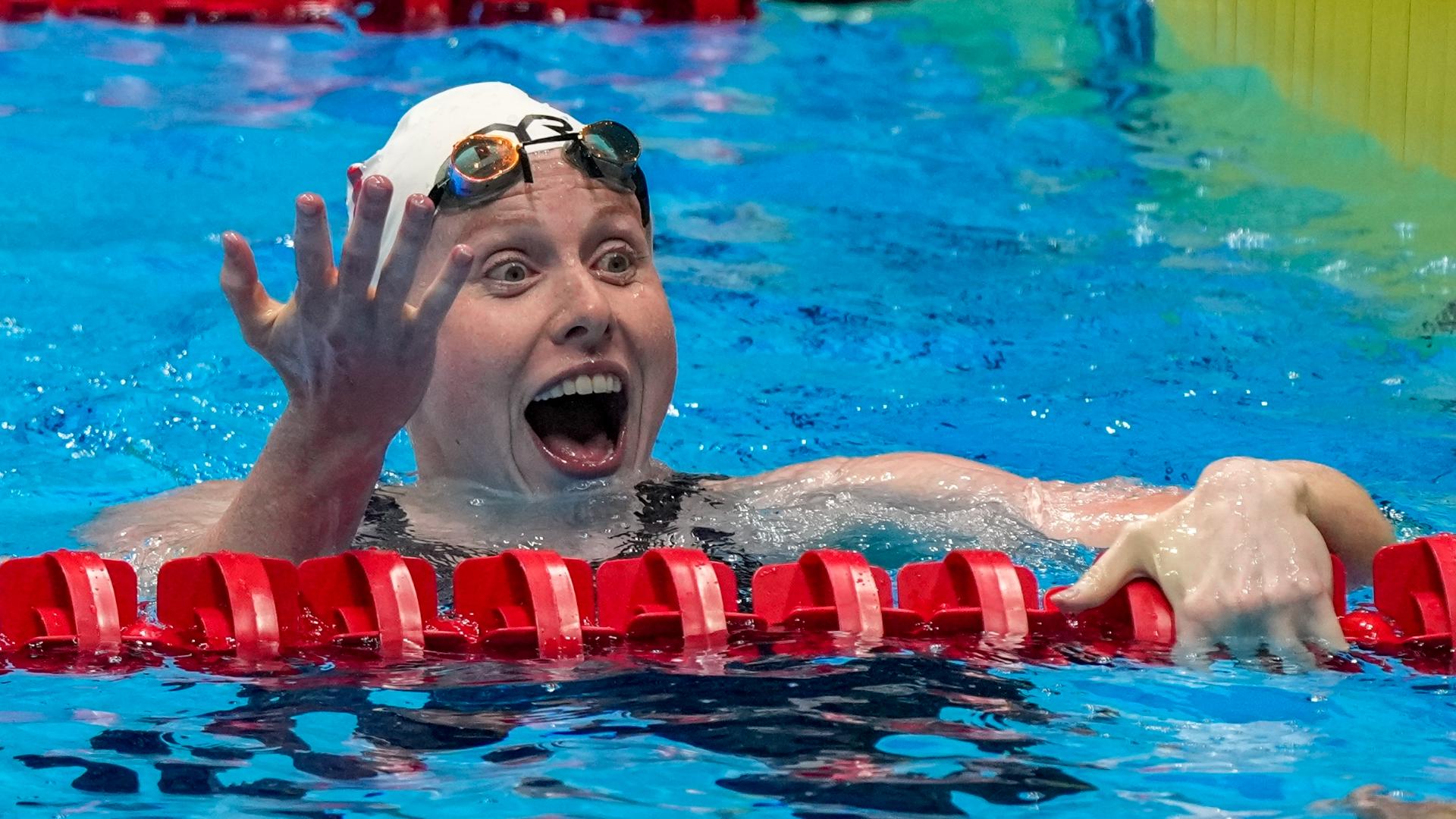 Indiana will be well-represented in the pool at the Summer Olympics after a big showing Monday at Lucas Oil Stadium.