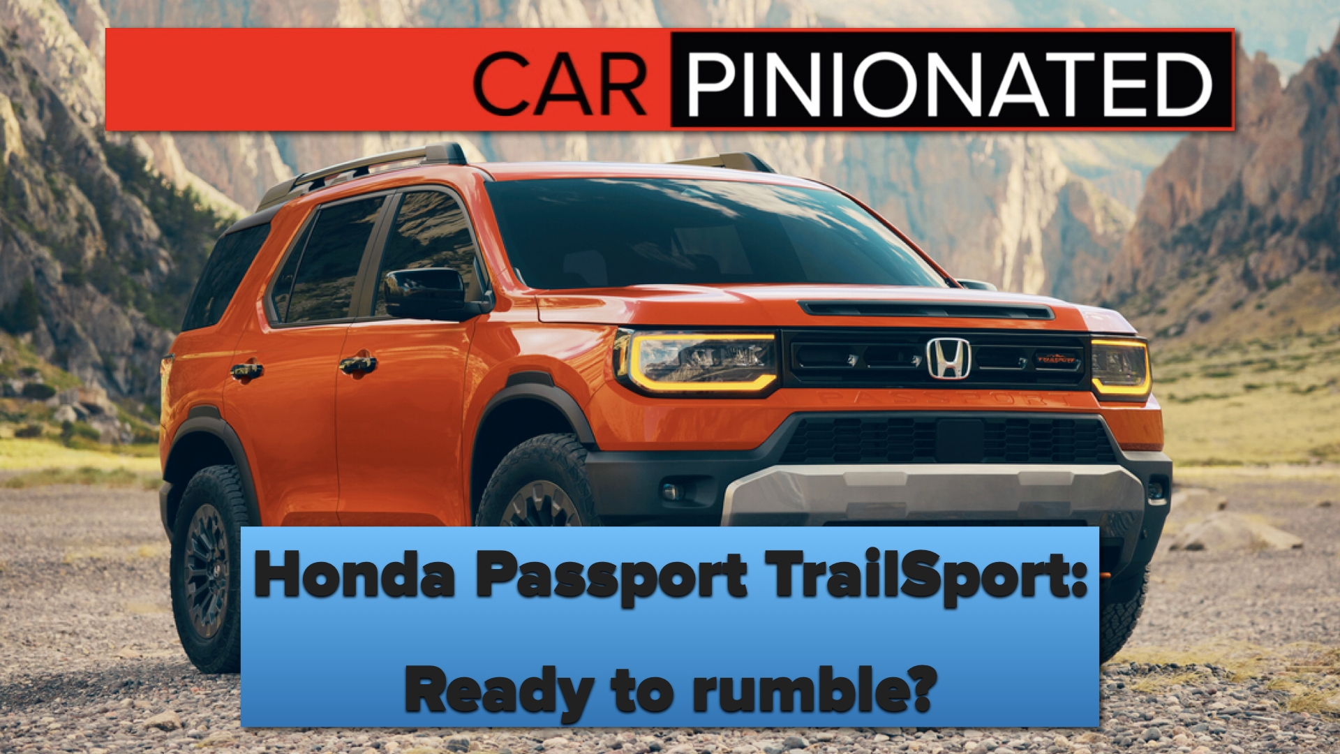 The new Passport TrailSport is coming and it's aimed at the heart of the rugged SUV market. Does it hit the target?