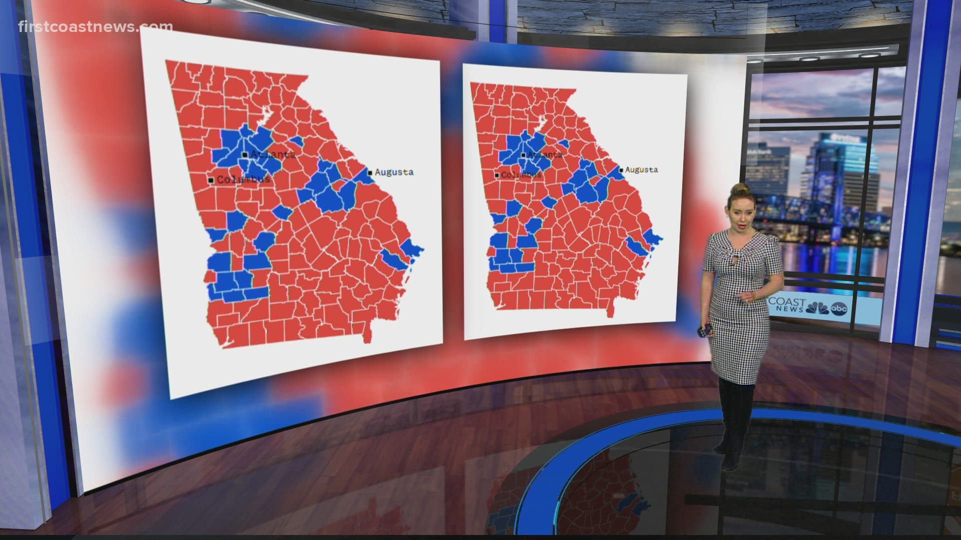 First Coast News takes a closer look at our local counties and how they are voting in the Senate runoff.