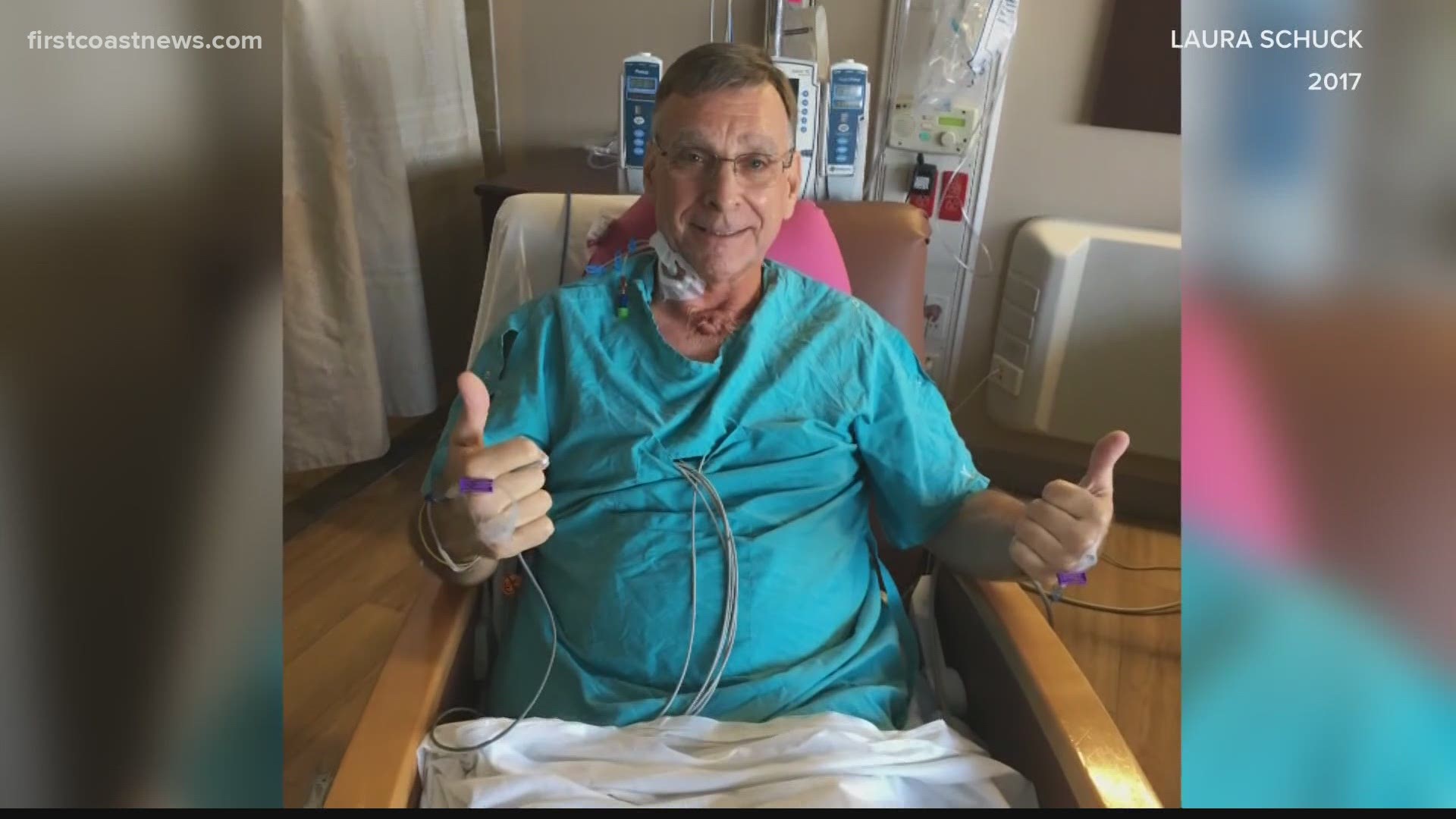 Seventy-three-year-old Air Force veteran Carl Schuck was in the hospital for nearly a month as he battled COVID-19.
