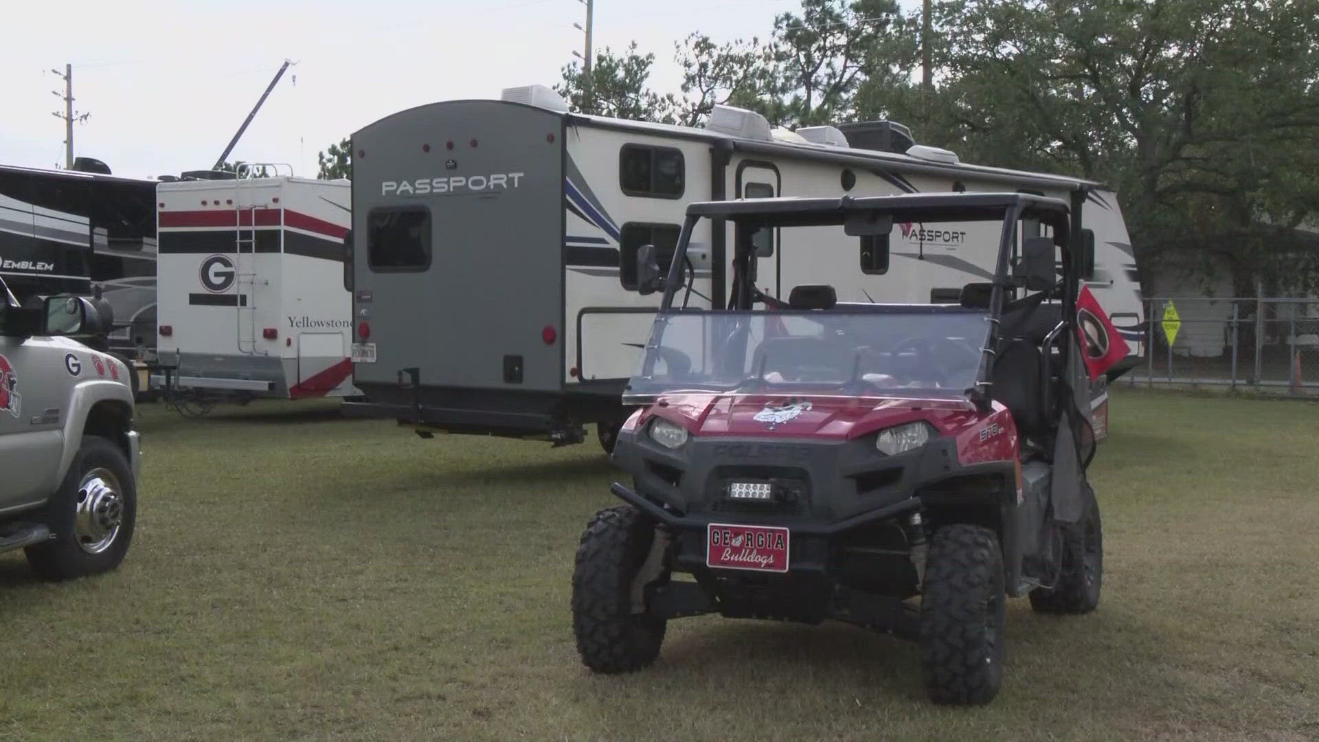 One fan First Coast News spoke with said he showed up to RV City on Sunday, and was the 13th to show up. The annual game is one of college football's oldest rivalry.