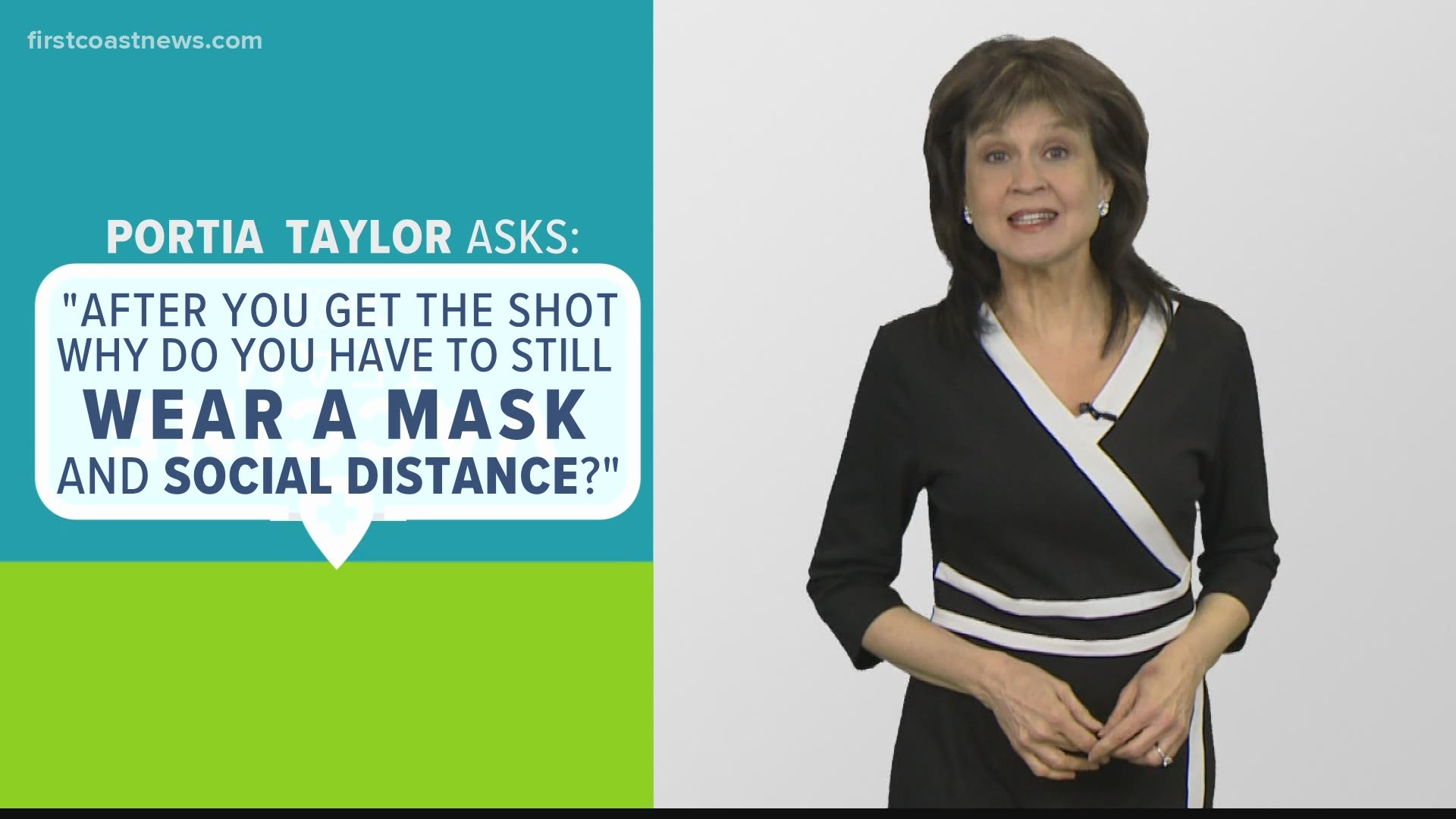 After you get the shot, why do you still have to wear a mask?