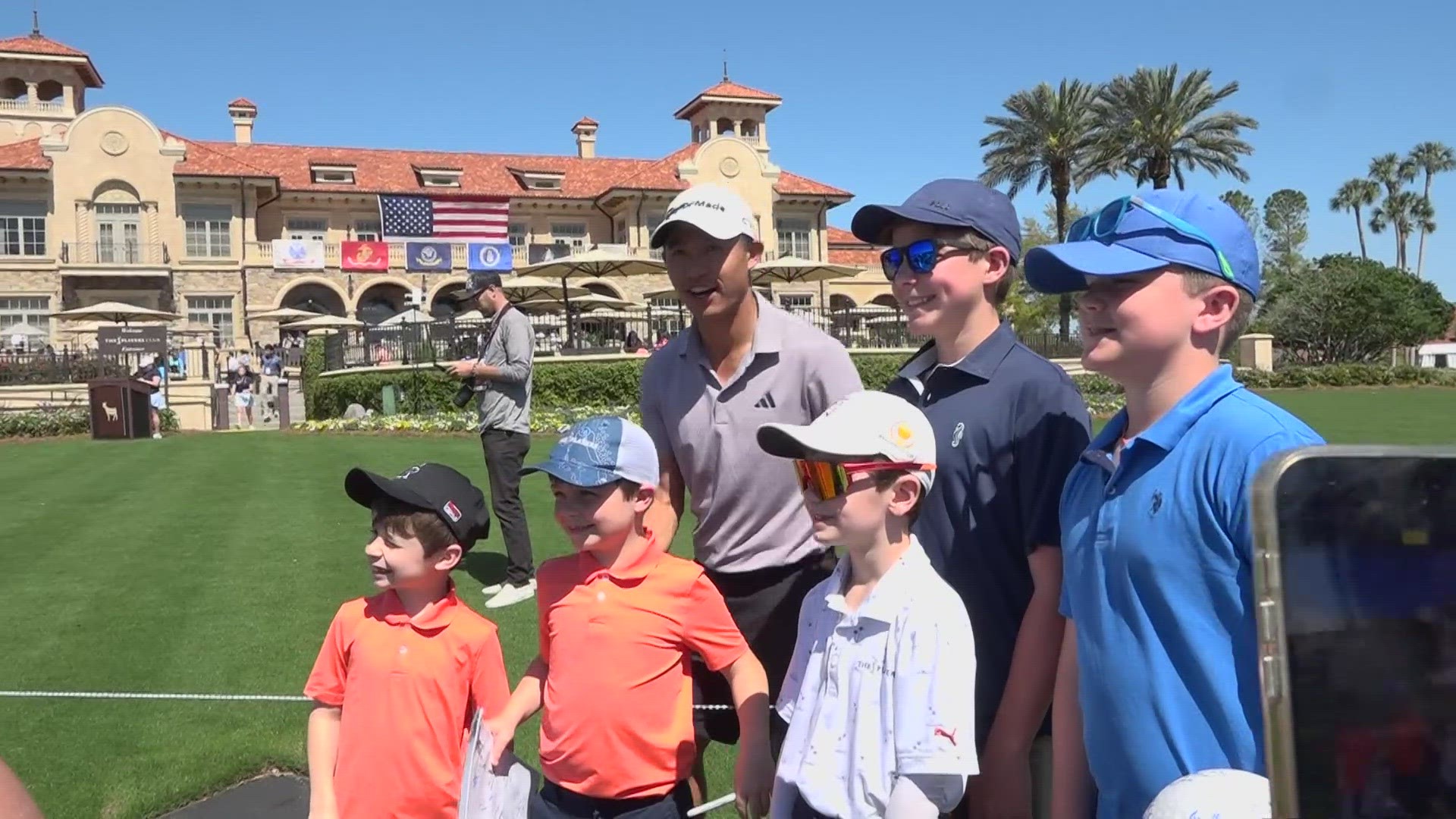 Tuesdays and Wednesdays are when young players can get autographs/photos from the golfers.