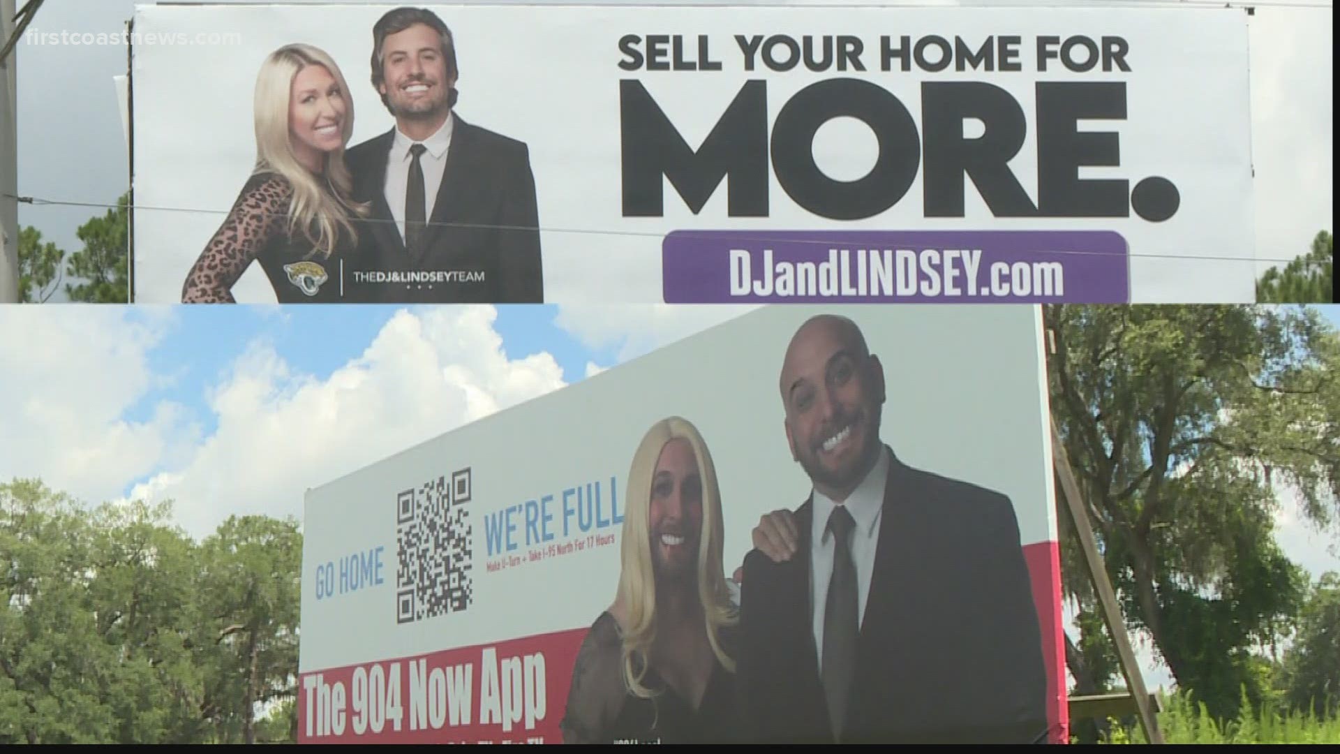 Exclusive: New spoof billboard on the First Coast grabbing attention