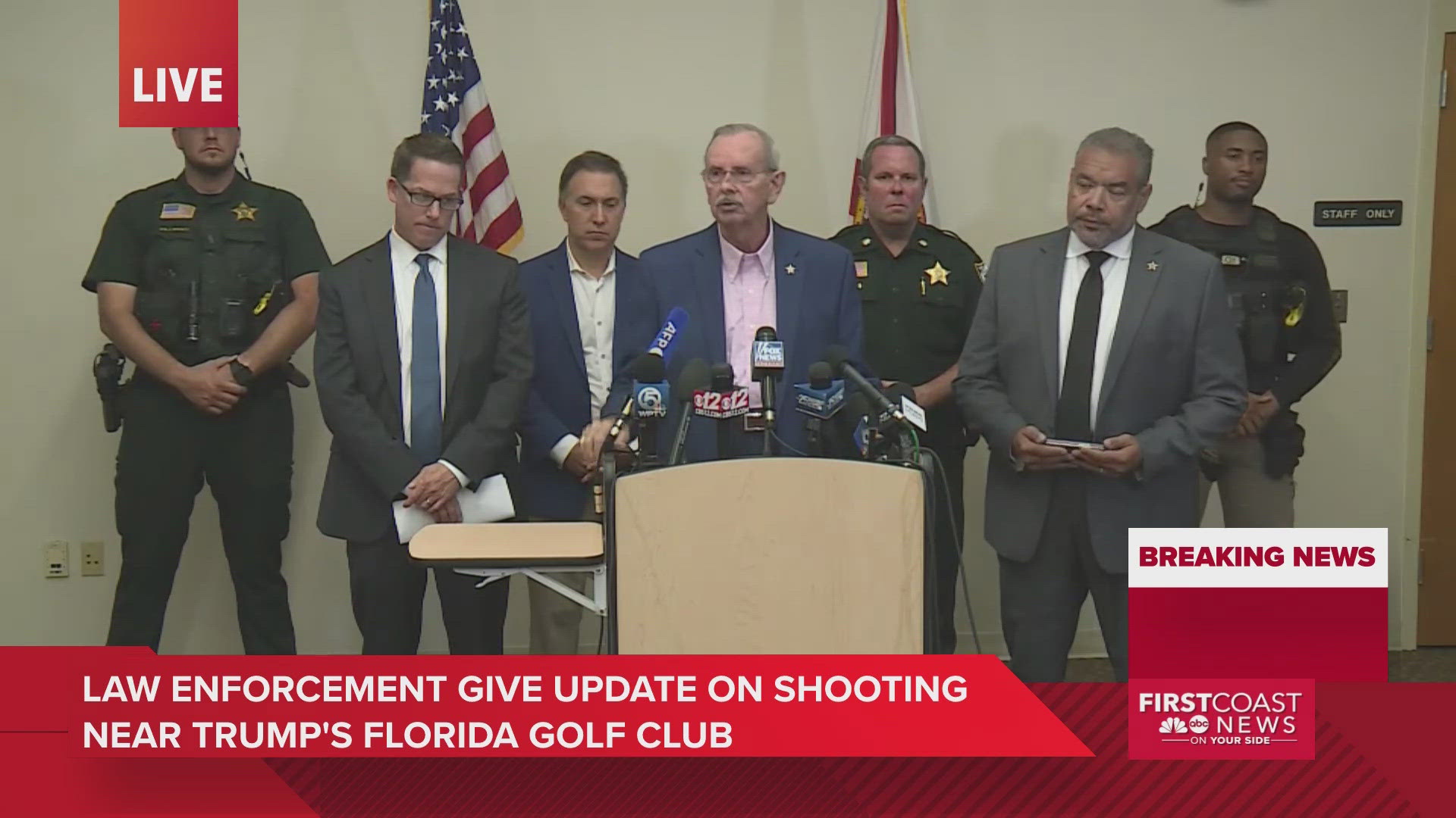 The former president is safe and unharmed, and the FBI is investigating "what appears to be an attempted assassination" of the Republican presidential candidate.