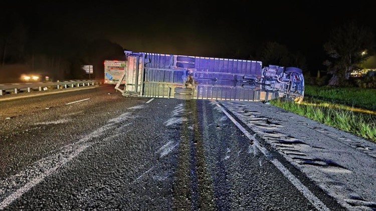 All Lanes Of I-95 South In St. Augustine Reopen After Overturned Box ...