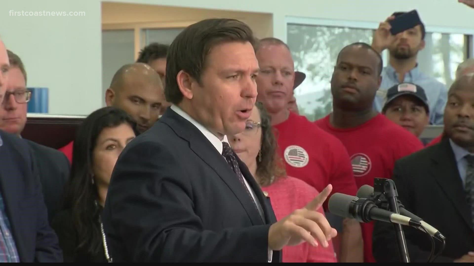 Gov. DeSantis spent Thursday in Brandon, Florida after signing new legislation against the federal government’s orders.