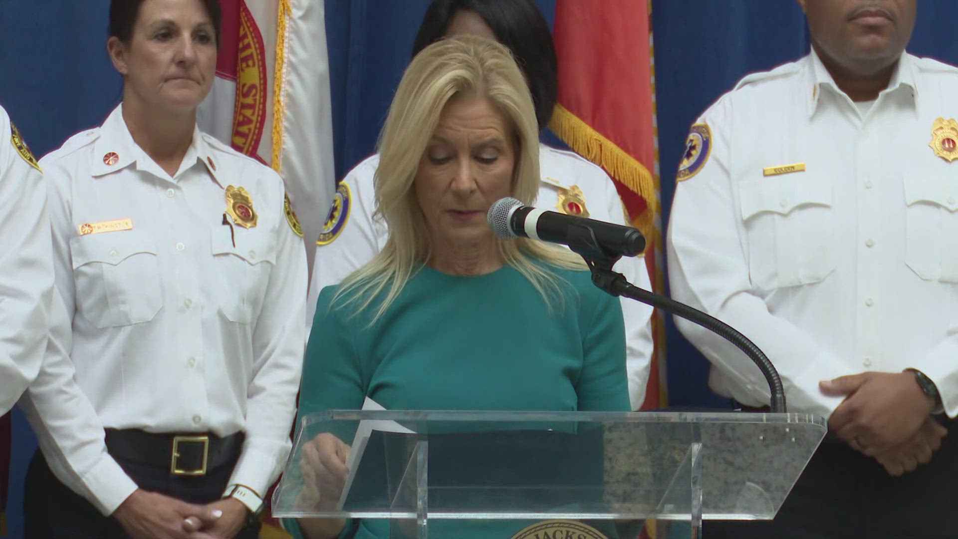 Mayor Donna Deegan and Jacksonville Fire Chief address hires