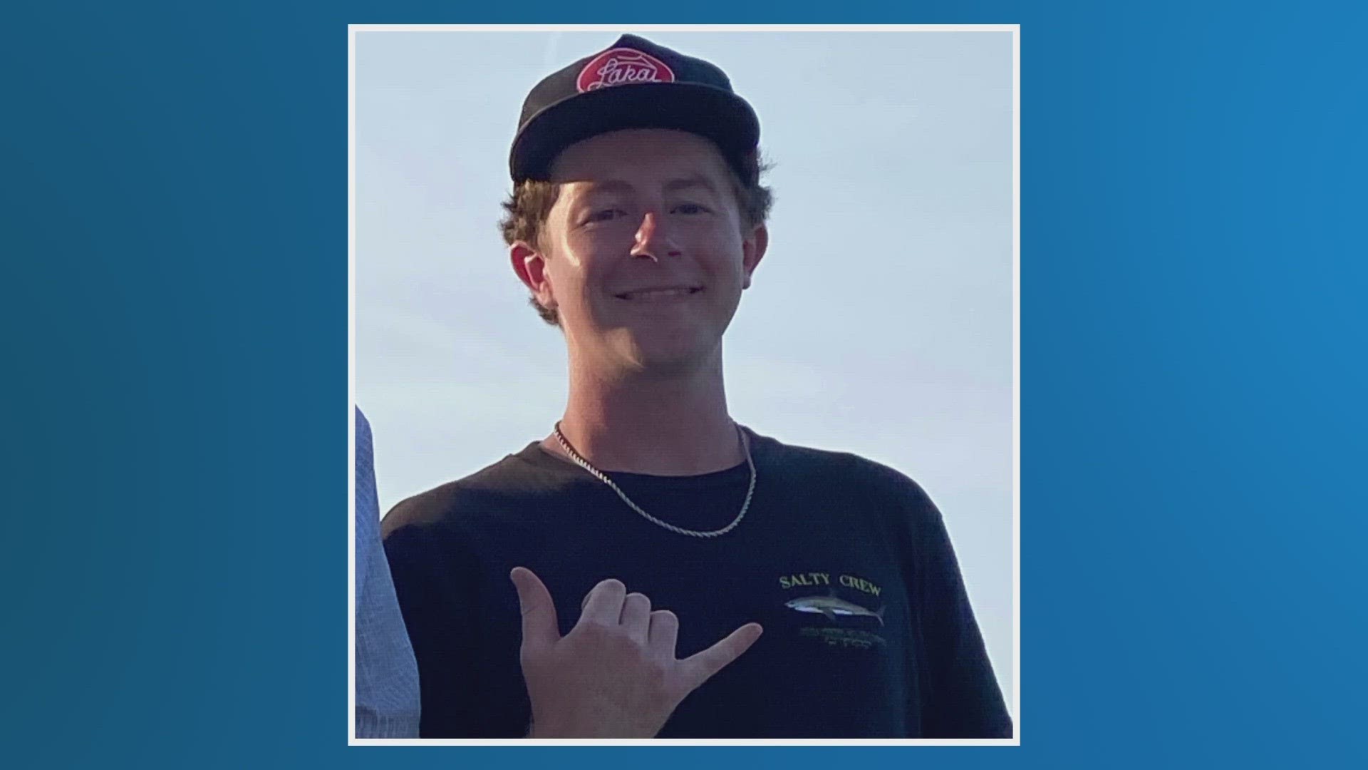 Charles Gregory was last seen Thursday in a jon boat in St. Augustine. He was found safe Saturday. First Coast News was there. He flashed the hang loose hand sign.