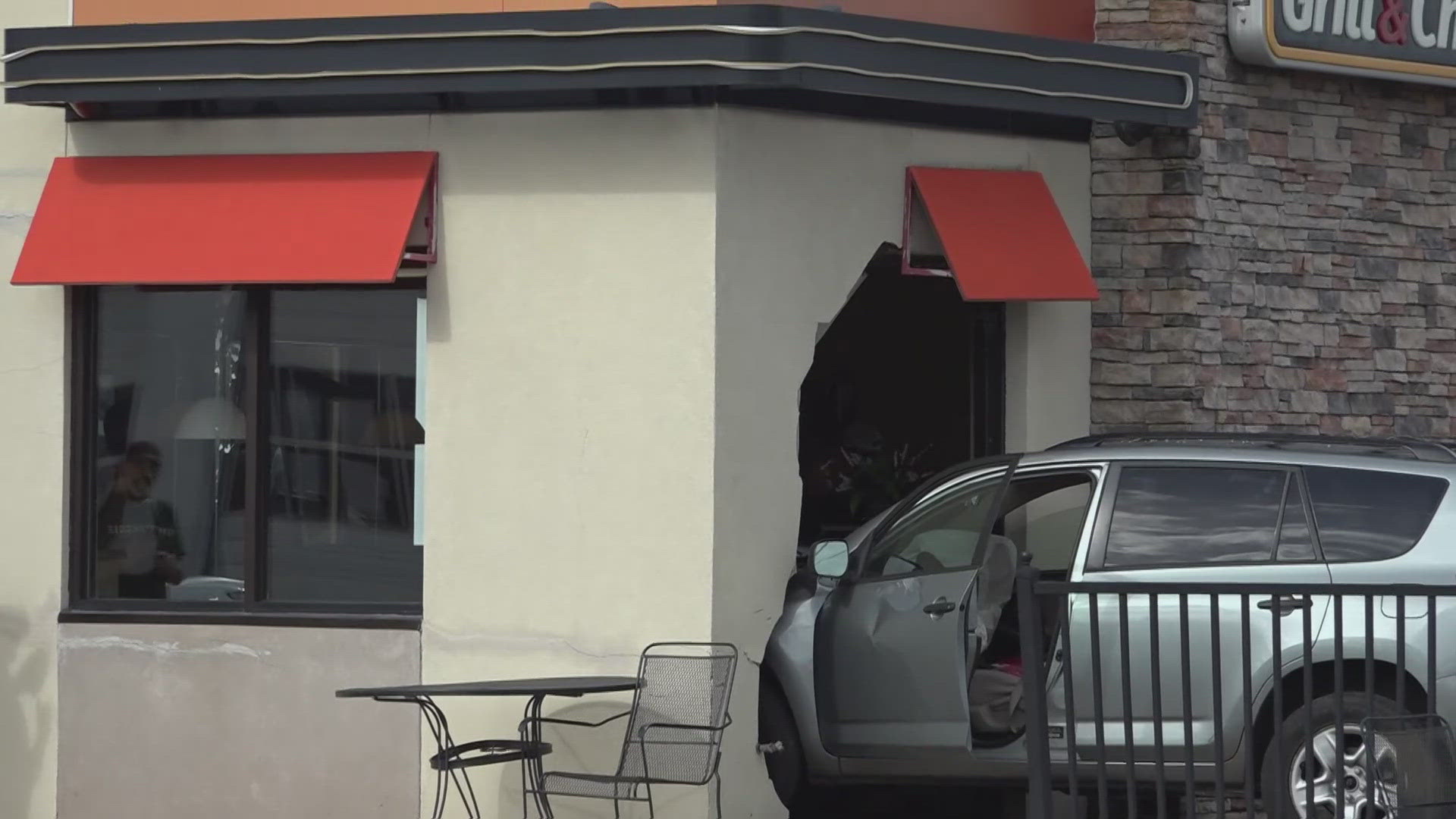 The owner of the Dairy Queen told First Coast News this wasn't the first time his business was hit by a car off Blanding Boulevard.