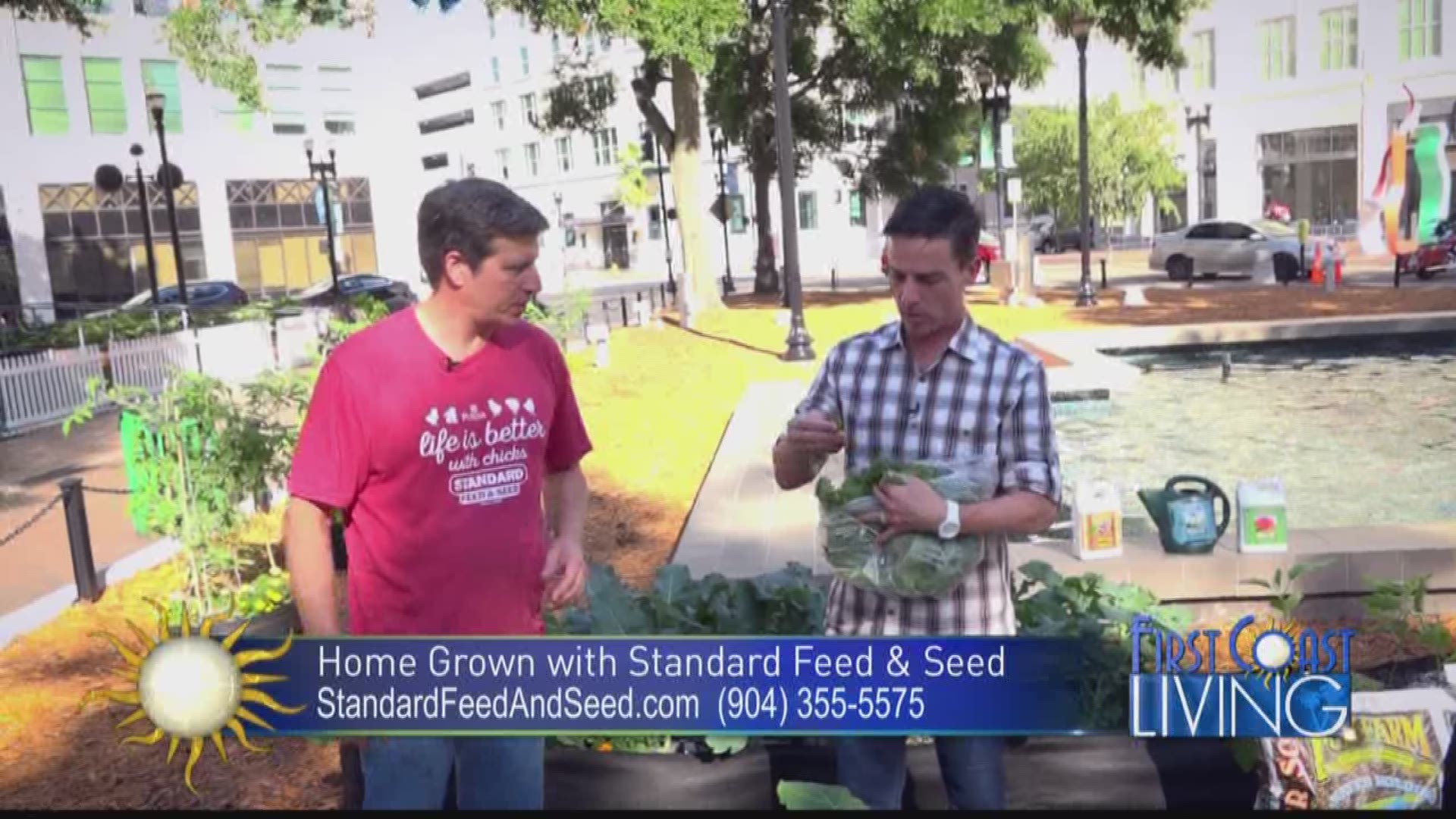 Home Grown garden in Hemming Park with Standard Feed & Seed