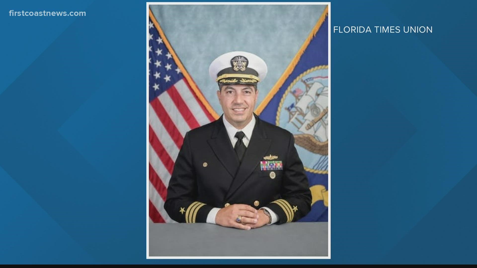 Cmdr. Jeffrey Servello was removed from duty on Jan. 6 "due to a loss of confidence in his ability to command," according to a brief Navy statement.