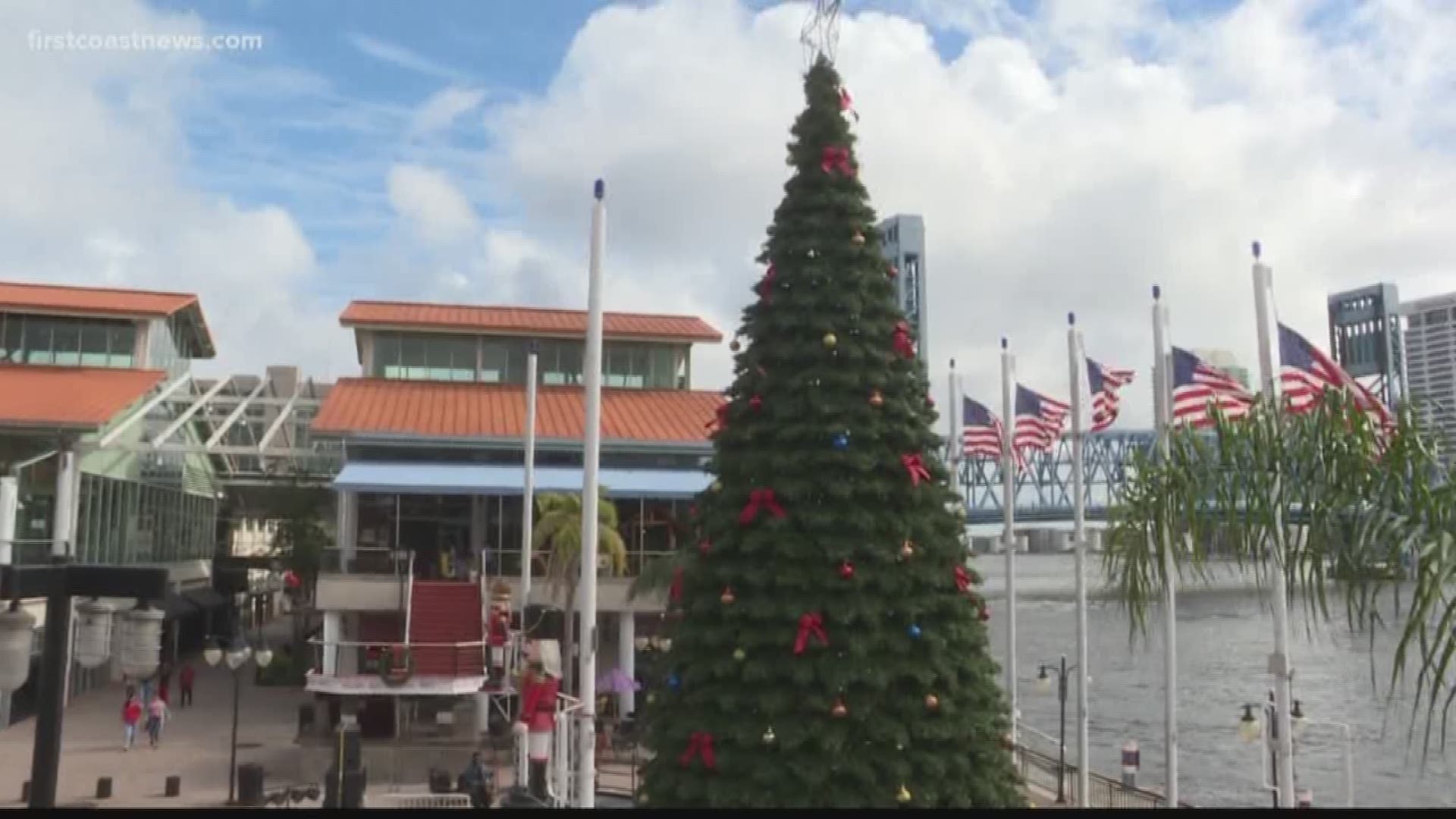 Final preparations are underway for the Jacksonville Landing's 32nd annual Christmas tree lighting ceremony this evening. The ceremony is scheduled to begin at 7 p.m. in Downtown Jacksonville at the Landing.