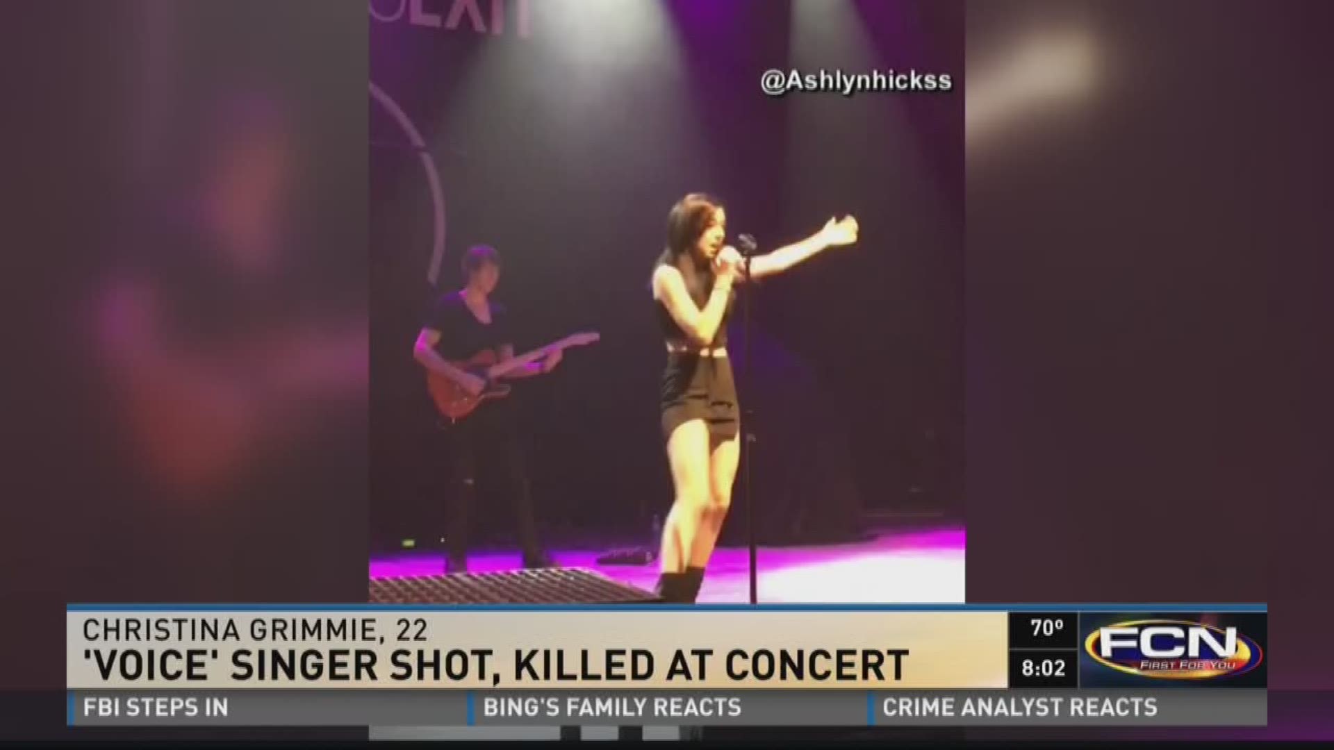 'Voice' singer shot, killed at concert