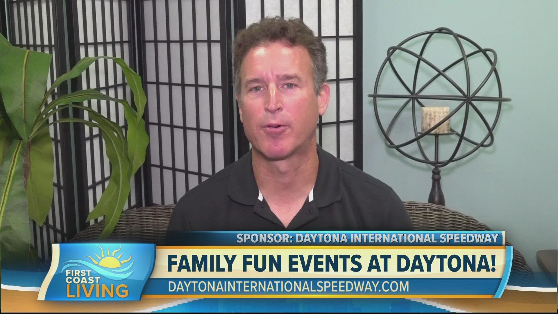 Frank Kelleher, Track President at Daytona International Speedway, gets us excited about all the family friendly events coming up for race weekend.