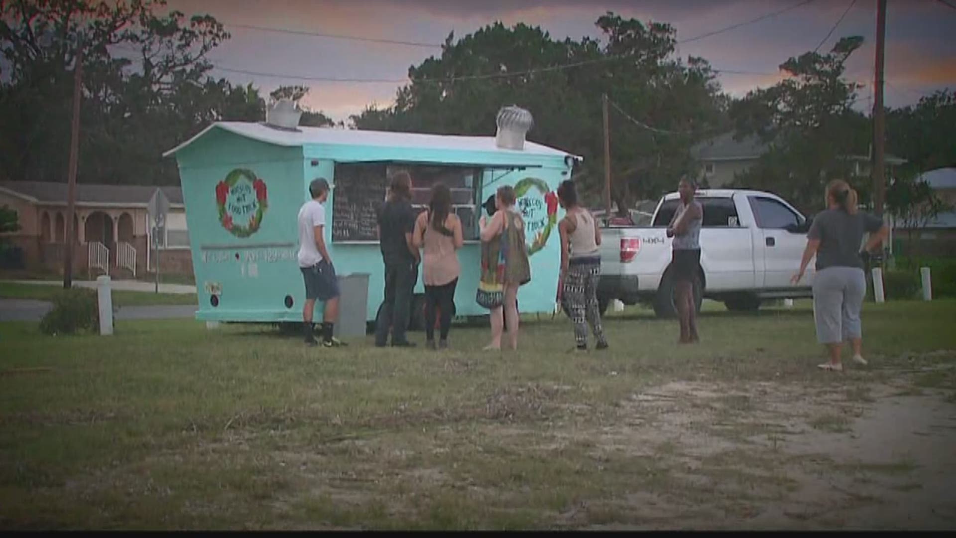 Hibiscus Hut Food Truck said they fed about 100 people for free after Hurricane Irma.
