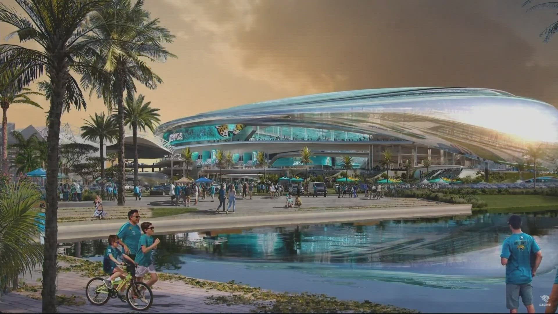 A fancy toilet seat:' Fans react to design proposal for new Jaguars stadium