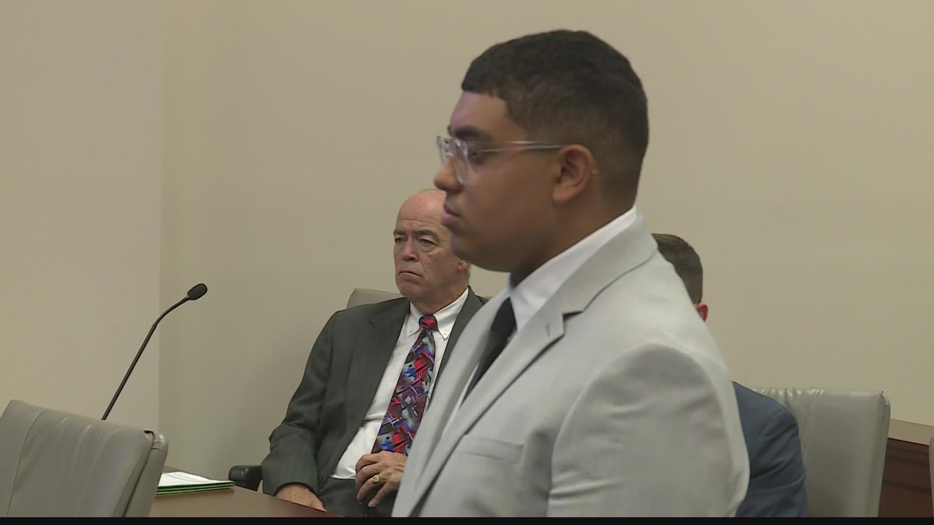 A judge revoked Anthony Guadalupe's bond after viewing a videotape of the alleged assault.