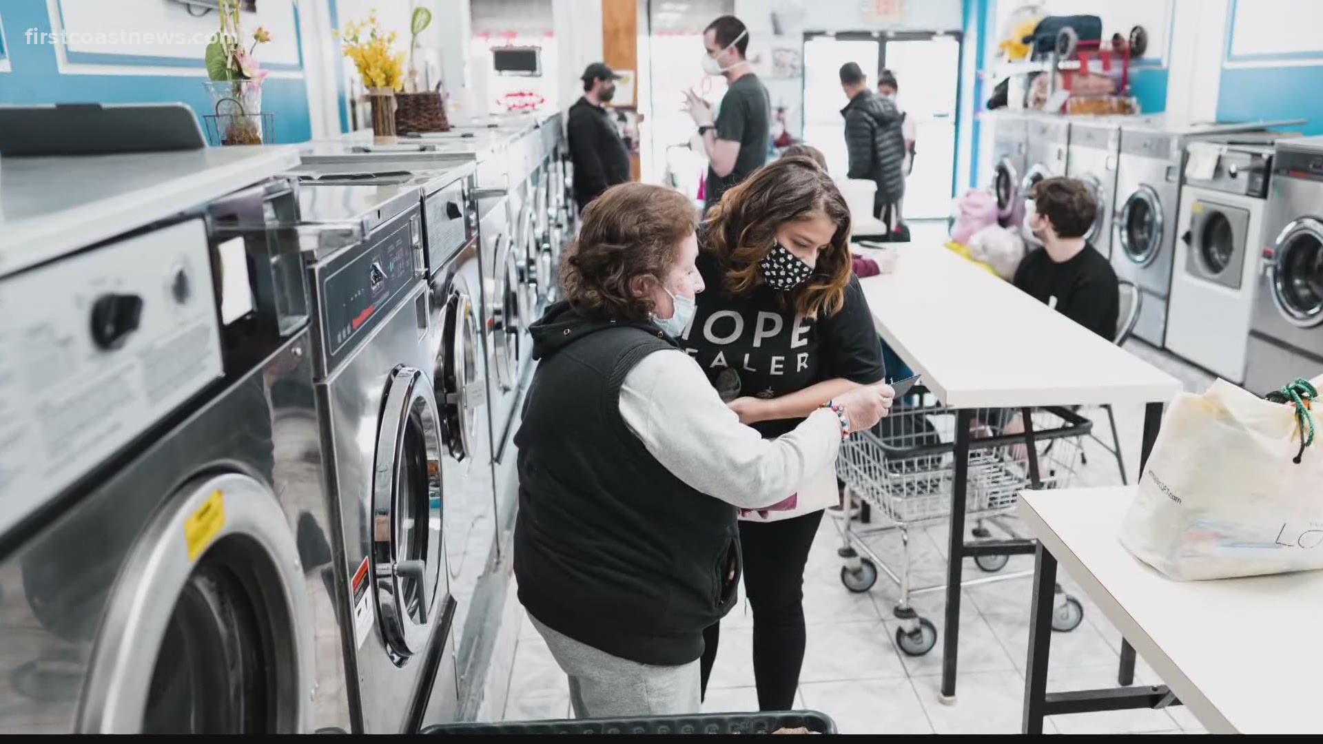 On July 16 from 10 a.m. until 2 p.m. The Laundry Project will be providing free laundry services at a Jacksonville laundromat to help those in need.