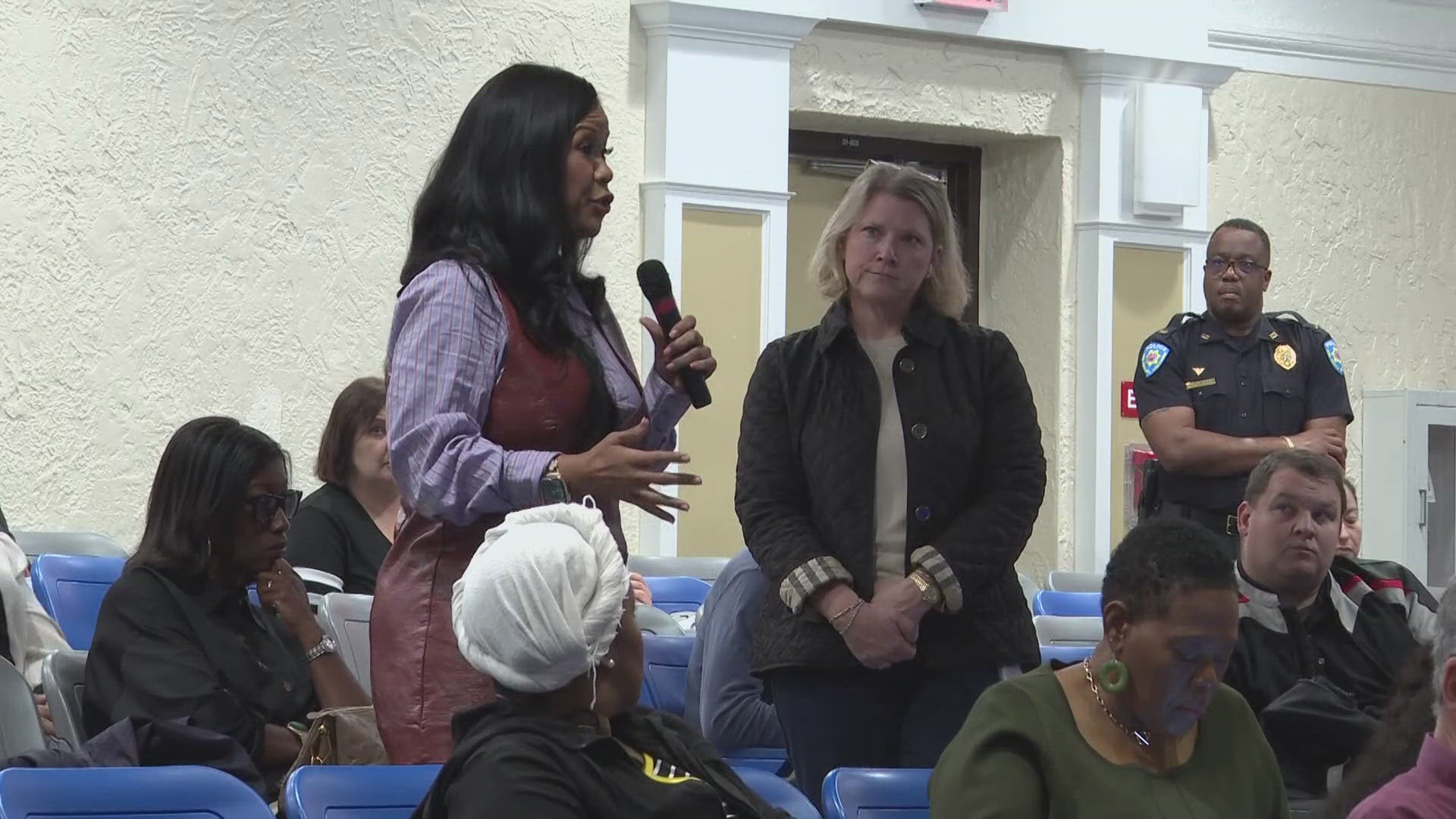 DCPS parents voiced their concerns at Monday night's town hall as the county faces tough choices due to falling enrollment and its financial impacts.