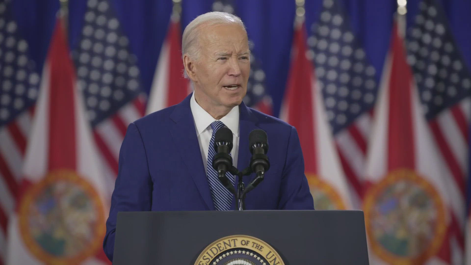 Biden's visit to Tampa put him at the center of the latest battle over abortion restrictions in Florida.