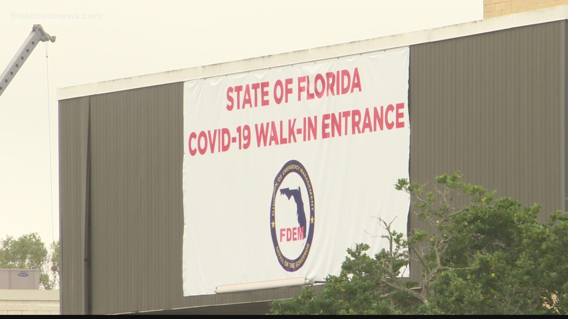 Hundreds wait to get tested at Jacksonville COVID-19 site as numbers rise across the state