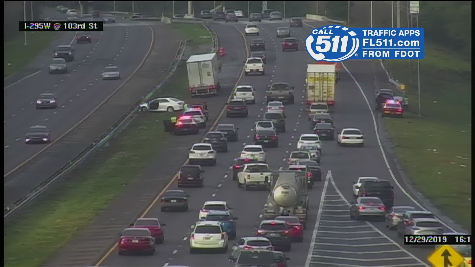 All lanes back open after crash with injuries causes delays on I-295 NB ...