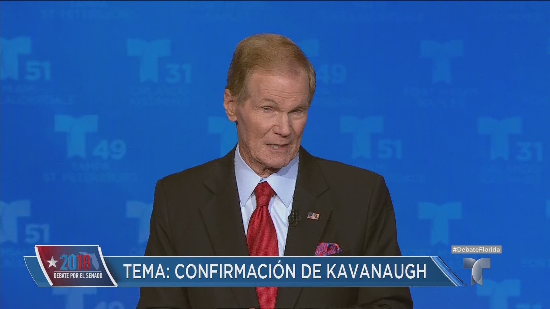 Sen. Bill Nelson says Dr. Blasey Ford's testimony during the Kavanaugh case was real and an important part in the Me Too movement, during Tuesday night's debate.