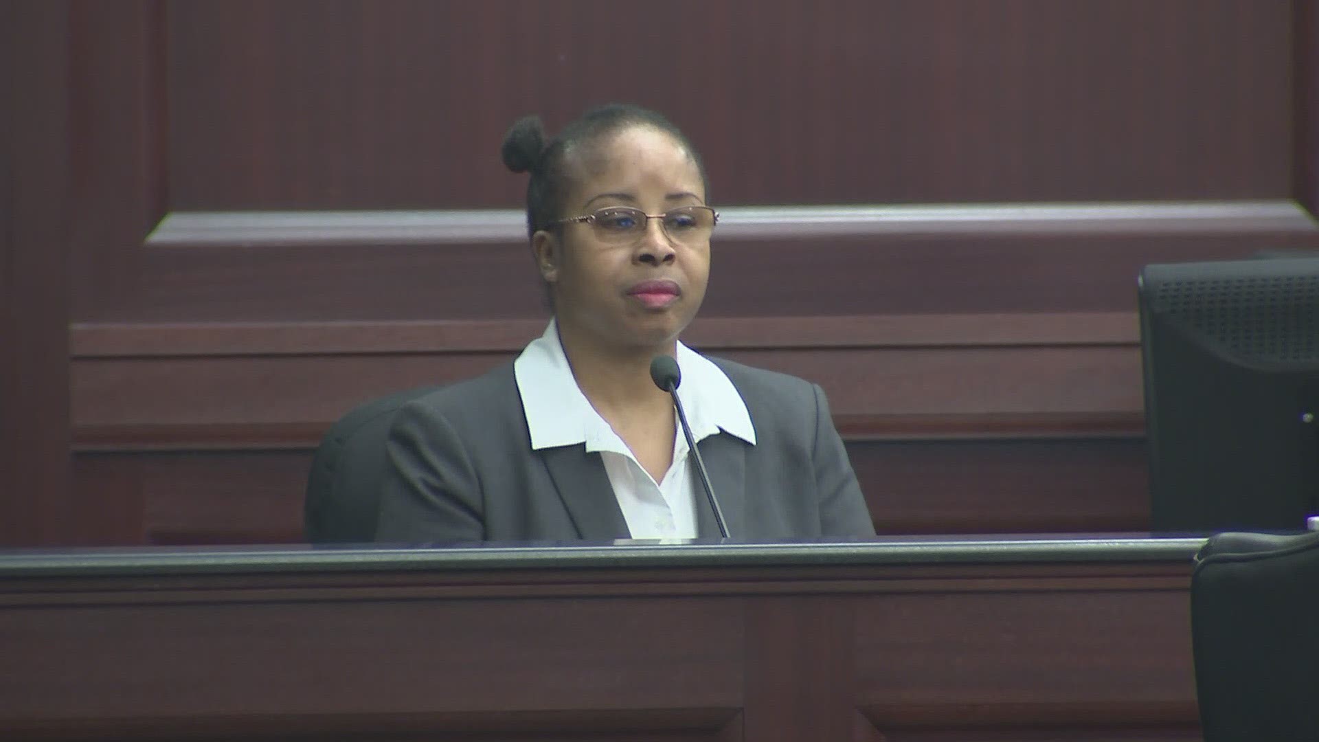 During her sentencing hearing on Friday, the attorney asked Gloria Williams about her trip to Jacksonville 19 years ago. Williams said her reason for coming here was "definitely not to take a baby."