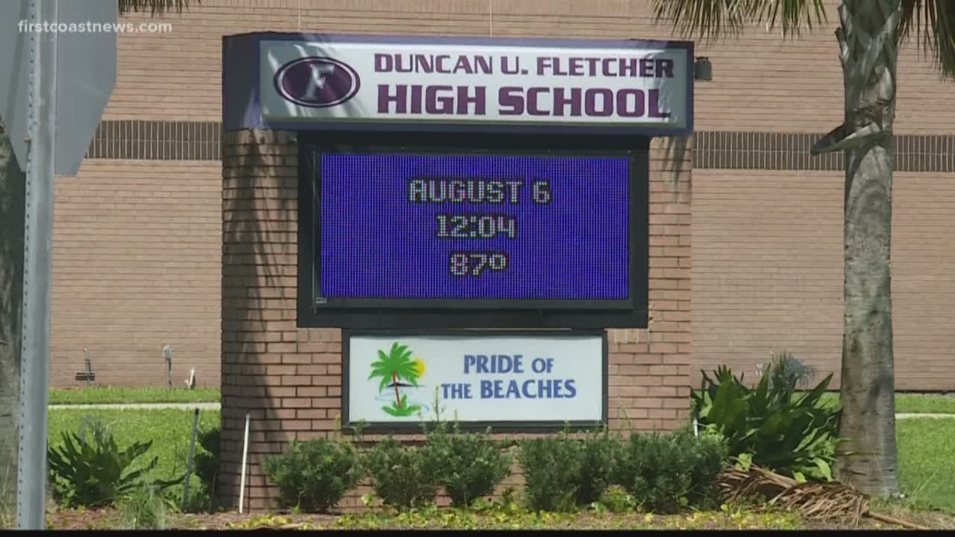 Duval County School Police were called to investigate after a threat was made via social media toward Fletcher High School in Neptune Beach.