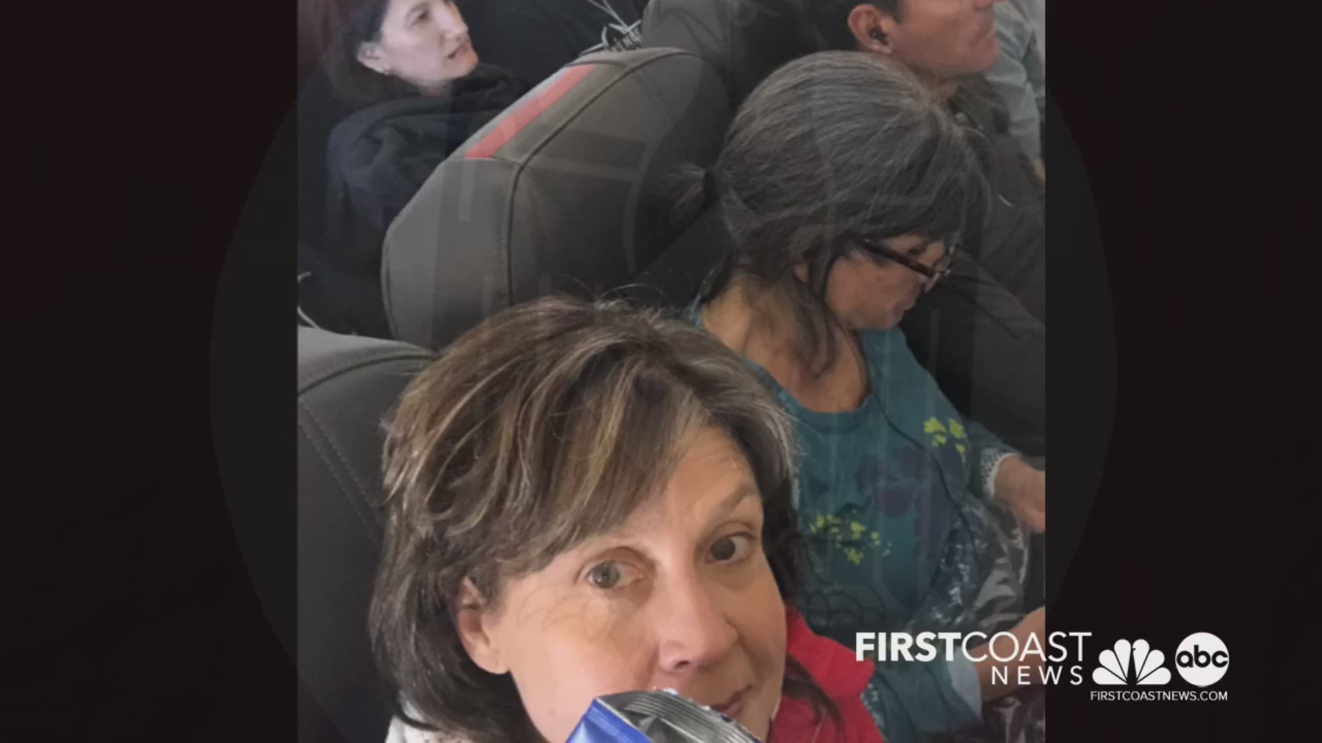 First Coast News' Jeannie Blaylock was flying back to the United States from Normandy when she saw a 96-year-old D-Day veteran get the star treatment from travelers and crew.
