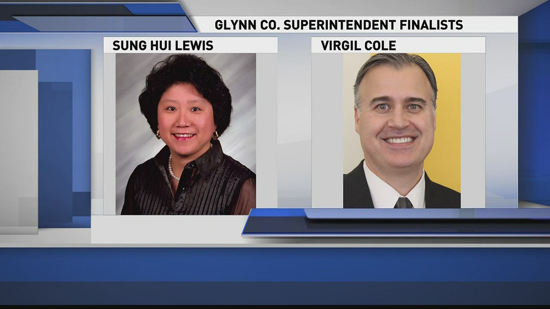 The finalists for the job are Sung Hui Lewis and Virgil Cole.