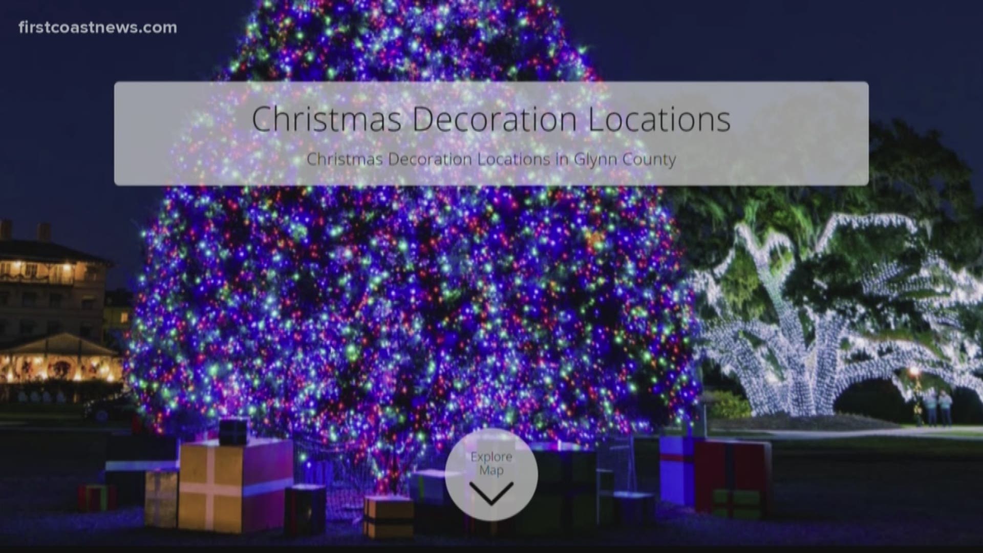 Glynn County residents can easily find places with Christmas Decorations set up thanks to a map created by the Geographic Information System Department.
