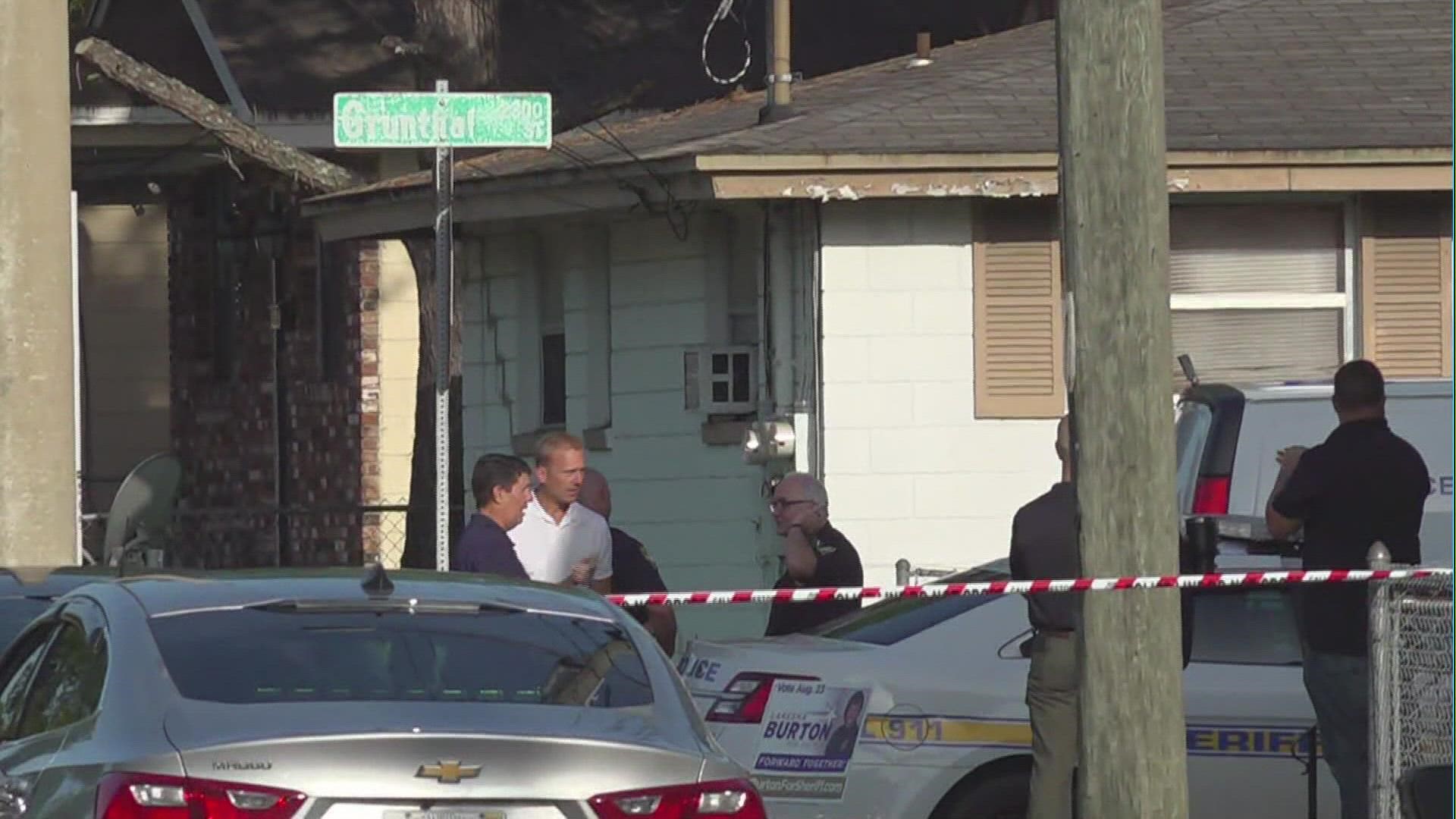 The officer was not injured. The suspect has been rushed to the hospital, according to JSO.