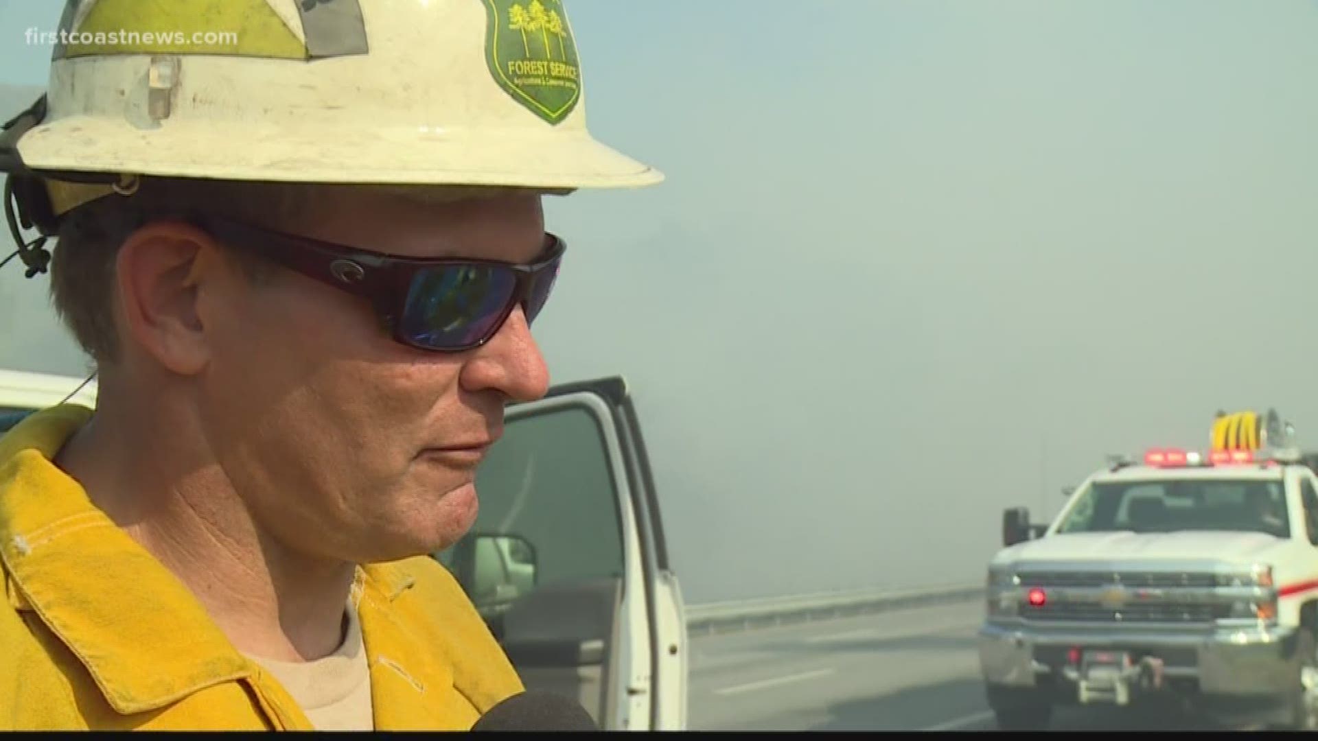 The fire grew to 600 acres Friday afternoon and is 55 percent contained, according to the Florida Forest Service.