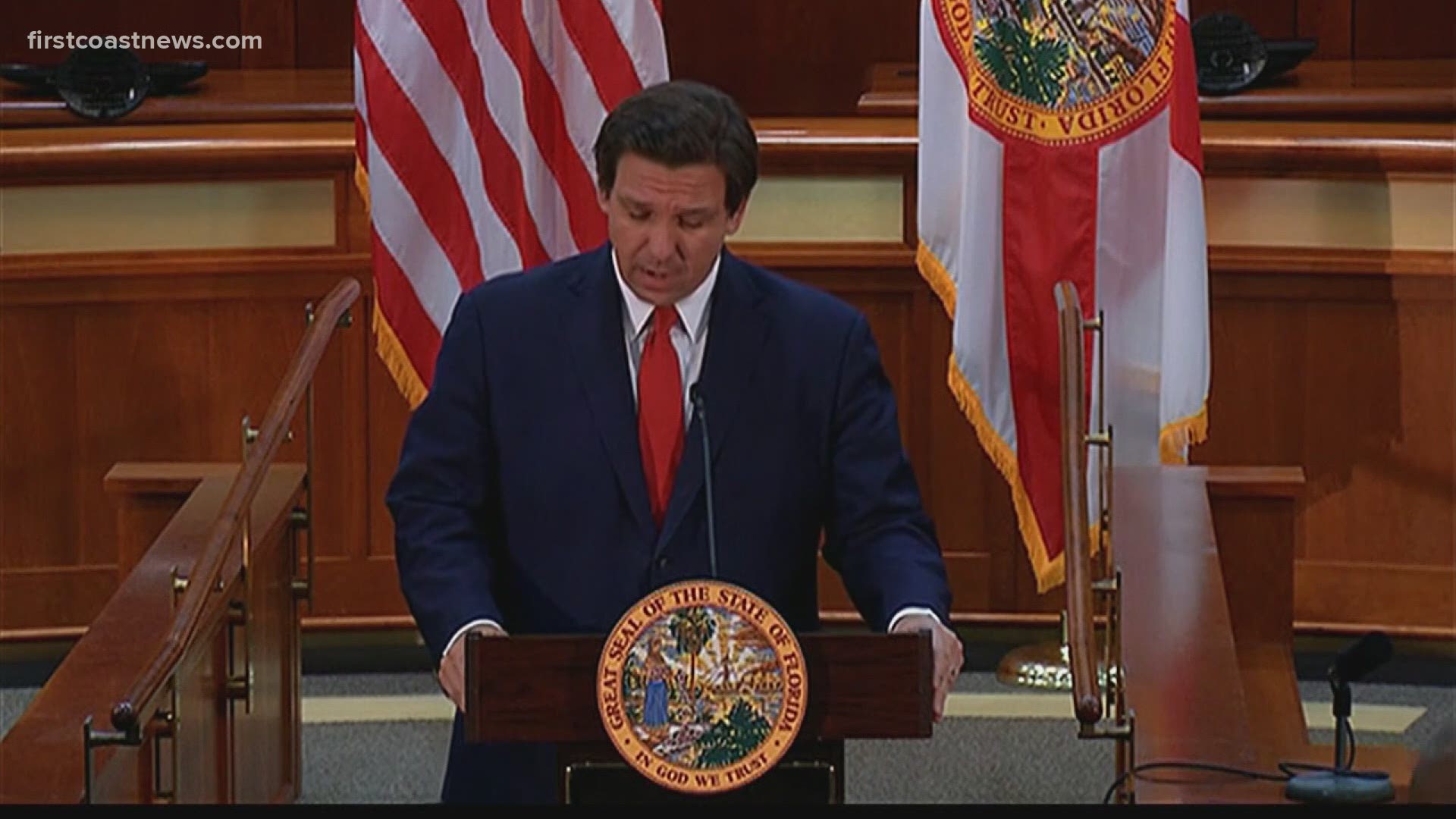 Gov. Ron DeSantis want to propose a fine on 'big tech' companies for restricting speech of political candidates in Florida.